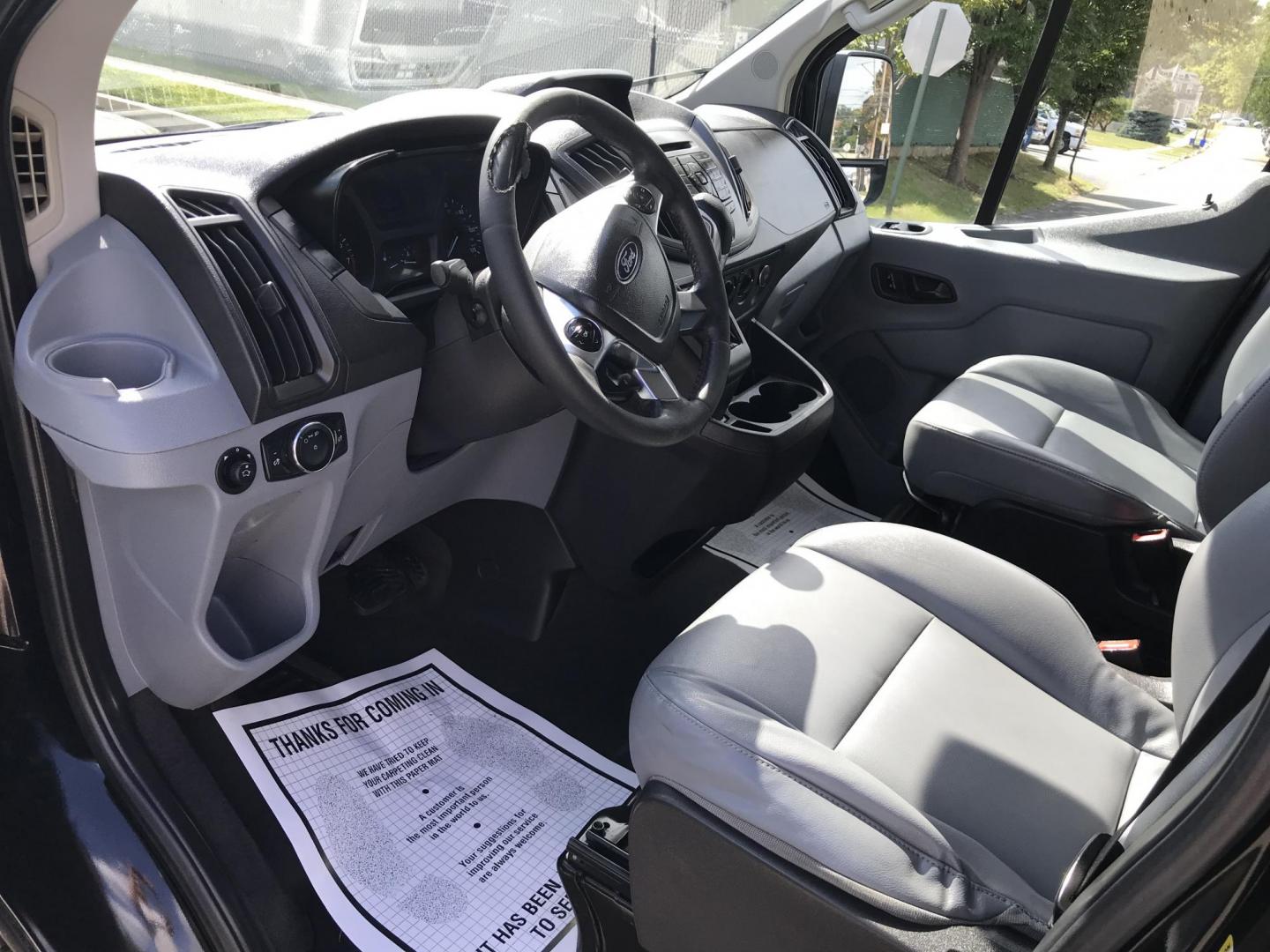 2016 Black /Gray Ford Transit 150 Van Low Roof w/Sliding Pass. 130-in. WB (1FTYE1YM4GK) with an 3.7L V6 DOHC 24V engine, 6A transmission, located at 577 Chester Pike, Prospect Park, PA, 19076, (610) 237-1015, 39.886154, -75.302338 - 2015 Ford Transit 150 Low Roof: Fully metal no windows, ladder racks, new PA inspection, SUPER CLEAN, runs LIKE NEW! This vehicle comes inspected and has been given a bumper to bumper safety check. It is very clean, reliable, and well maintained. We offer a unique pay plan that is known for being - Photo#8