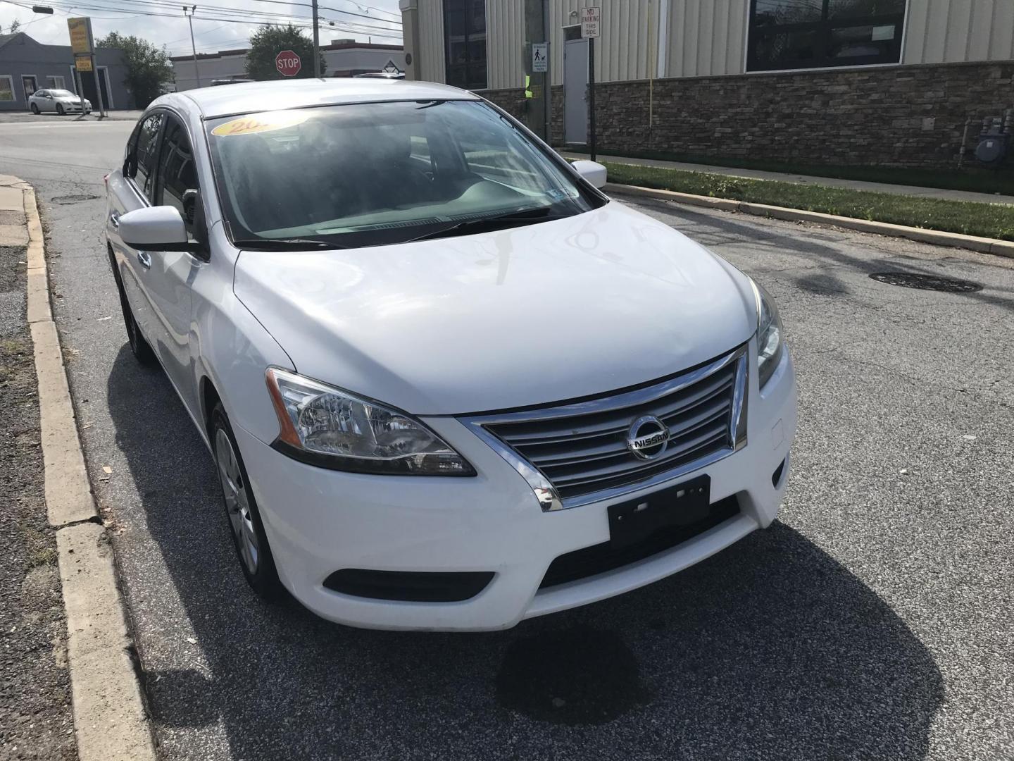 2015 White /Gray Nissan Sentra S (3N1AB7AP2FY) with an 1.8L L4 SFI DOHC 16V engine, Automatic transmission, located at 577 Chester Pike, Prospect Park, PA, 19076, (610) 237-1015, 39.886154, -75.302338 - 2015 Nissan Sentra S: Great on gas, new PA inspection, SUPER CLEAN, runs LIKE NEW! This vehicle comes inspected and has been given a bumper to bumper safety check. It is very clean, reliable, and well maintained. We offer a unique pay plan that is known for being the easiest and fastest financing - Photo#3