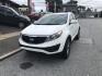 2014 White /Black Kia Sportage LX (KNDPB3AC3E7) with an 2.4L V6 DOHC 24V engine, 6-Speed Automatic transmission, located at 577 Chester Pike, Prospect Park, PA, 19076, (610) 237-1015, 39.886154, -75.302338 - Photo#1