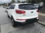 2014 White /Black Kia Sportage LX (KNDPB3AC3E7) with an 2.4L V6 DOHC 24V engine, 6-Speed Automatic transmission, located at 577 Chester Pike, Prospect Park, PA, 19076, (610) 237-1015, 39.886154, -75.302338 - Photo#5