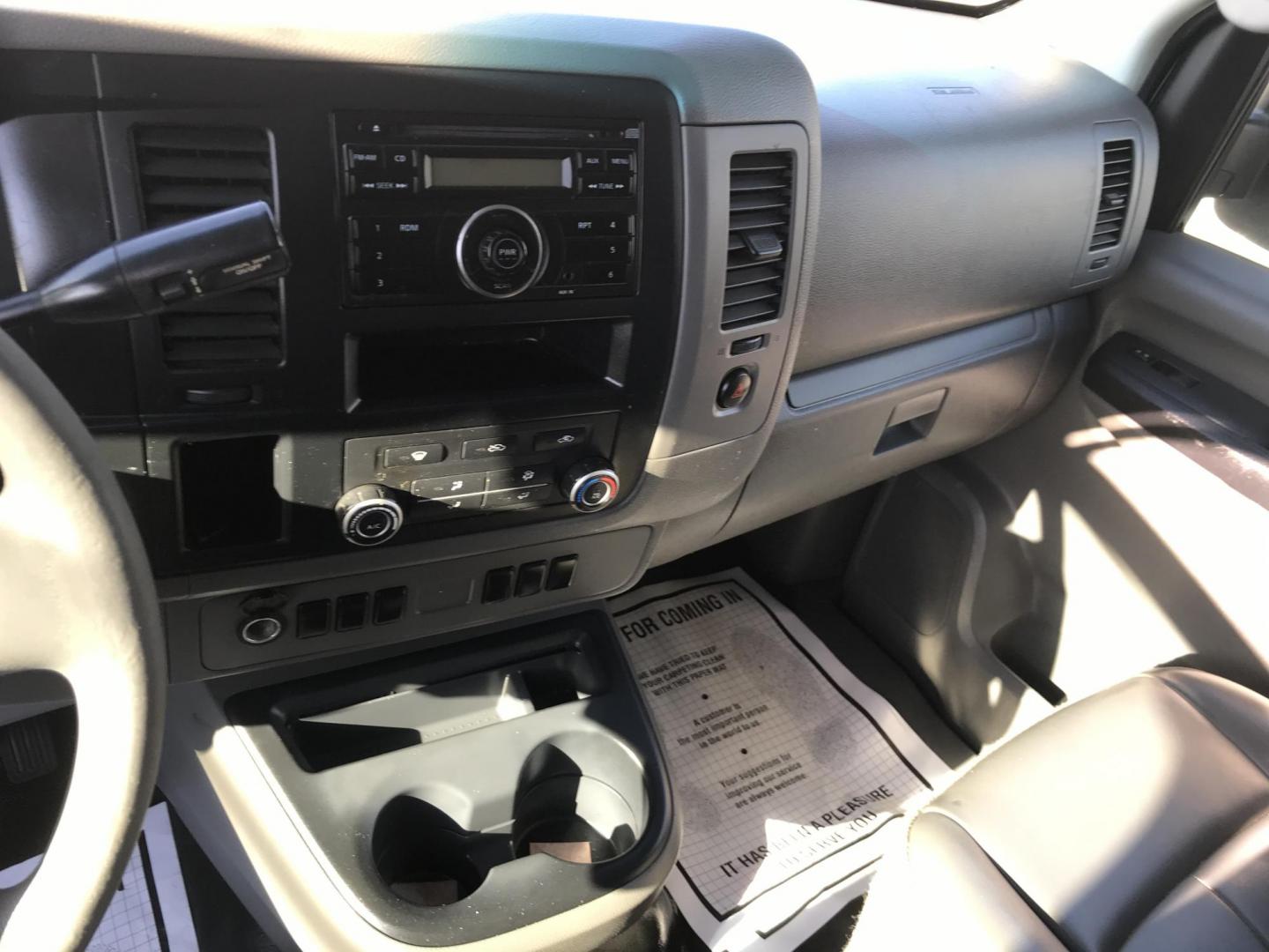 2015 White /Gray Nissan NV Cargo 2500 HD S V6 High Roof (1N6BF0LY6FN) with an 4.0L V6 engine, 5A transmission, located at 577 Chester Pike, Prospect Park, PA, 19076, (610) 237-1015, 39.886154, -75.302338 - 2015 Nissan NV 2500 High Roof: Only 139k miles, ladder racks, multiple pieces of shelving, partition, new PA inspection, FLEET MAINTAINED! This vehicle comes inspected and has been given a bumper to bumper safety check. It is very clean, reliable, and well maintained. We offer a unique pay plan t - Photo#11