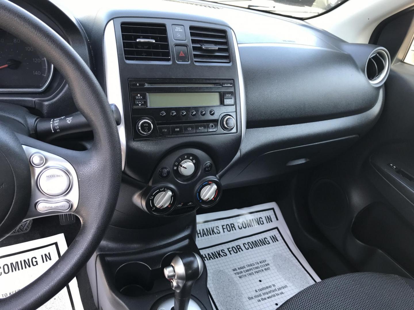 2014 Gray /Gray Nissan Versa 1.6 S 5M (3N1CN7AP0EL) with an 1.6L L4 DOHC 16V engine, Automatic transmission, located at 577 Chester Pike, Prospect Park, PA, 19076, (610) 237-1015, 39.886154, -75.302338 - 2014 Nissan Versa: Only 97k miles, new PA inspection, great on gas, runs LIKE NEW! This vehicle comes inspected and has been given a bumper to bumper safety check. It is very clean, reliable, and well maintained. We offer a unique pay plan that is known for being the easiest and fastest financing - Photo#13