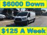 2015 White /Gray Ford Transit 150 Van Low Roof w/Sliding Pass. 130-in. WB (1FTNE1YM8FK) with an 3.7L V6 DOHC 24V engine, 6-Speed Automatic transmission, located at 577 Chester Pike, Prospect Park, PA, 19076, (610) 237-1015, 39.886154, -75.302338 - 2015 Ford Transit 150 Low Roof: Only 134k miles, drop down ladder racks, shelving, partition, new PA inspection, FLEET MAINTAINED, runs LIKE NEW! This vehicle comes inspected and has been given a bumper to bumper safety check. It is very clean, reliable, and well maintained. We offer a unique pay - Photo#0