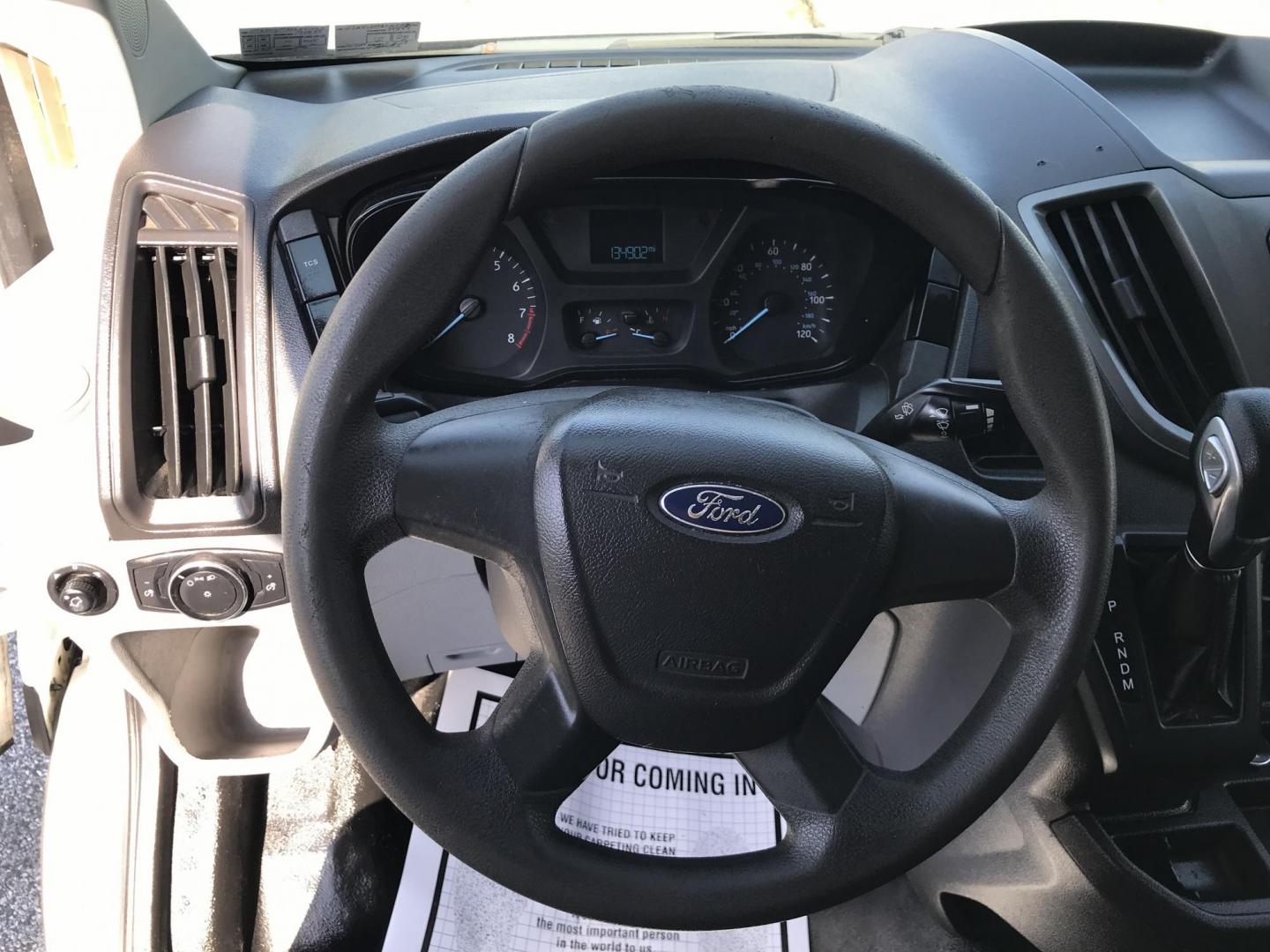 2015 White /Gray Ford Transit 150 Van Low Roof w/Sliding Pass. 130-in. WB (1FTNE1YM8FK) with an 3.7L V6 DOHC 24V engine, 6-Speed Automatic transmission, located at 577 Chester Pike, Prospect Park, PA, 19076, (610) 237-1015, 39.886154, -75.302338 - 2015 Ford Transit 150 Low Roof: Only 134k miles, drop down ladder racks, shelving, partition, new PA inspection, FLEET MAINTAINED, runs LIKE NEW! This vehicle comes inspected and has been given a bumper to bumper safety check. It is very clean, reliable, and well maintained. We offer a unique pay - Photo#12