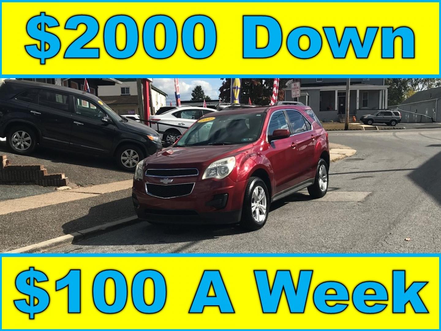 2010 Red /Gray Chevrolet Equinox LT1 AWD (2CNFLEEW9A6) with an 2.4L L4 DOHC 16V engine, 6-Speed Automatic transmission, located at 577 Chester Pike, Prospect Park, PA, 19076, (610) 237-1015, 39.886154, -75.302338 - Photo#0