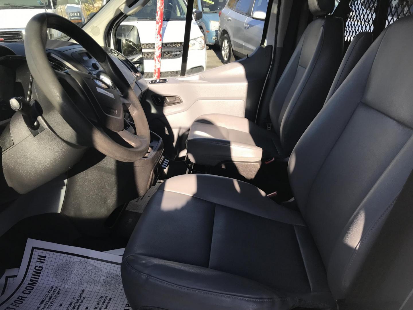 2015 White /Gray Ford Transit 150 Van Med. Roof w/Sliding Pass. 130-in. WB (1FTNE1YMXFK) with an 3.7L V6 DOHC 24V engine, 6-Speed Automatic transmission, located at 577 Chester Pike, Prospect Park, PA, 19076, (610) 237-1015, 39.886154, -75.302338 - Photo#10