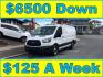 2015 White /Gray Ford Transit 150 Van Med. Roof w/Sliding Pass. 130-in. WB (1FTNE1YM0FK) with an 3.7L V6 DOHC 24V engine, 6-Speed Automatic transmission, located at 577 Chester Pike, Prospect Park, PA, 19076, (610) 237-1015, 39.886154, -75.302338 - Photo#0