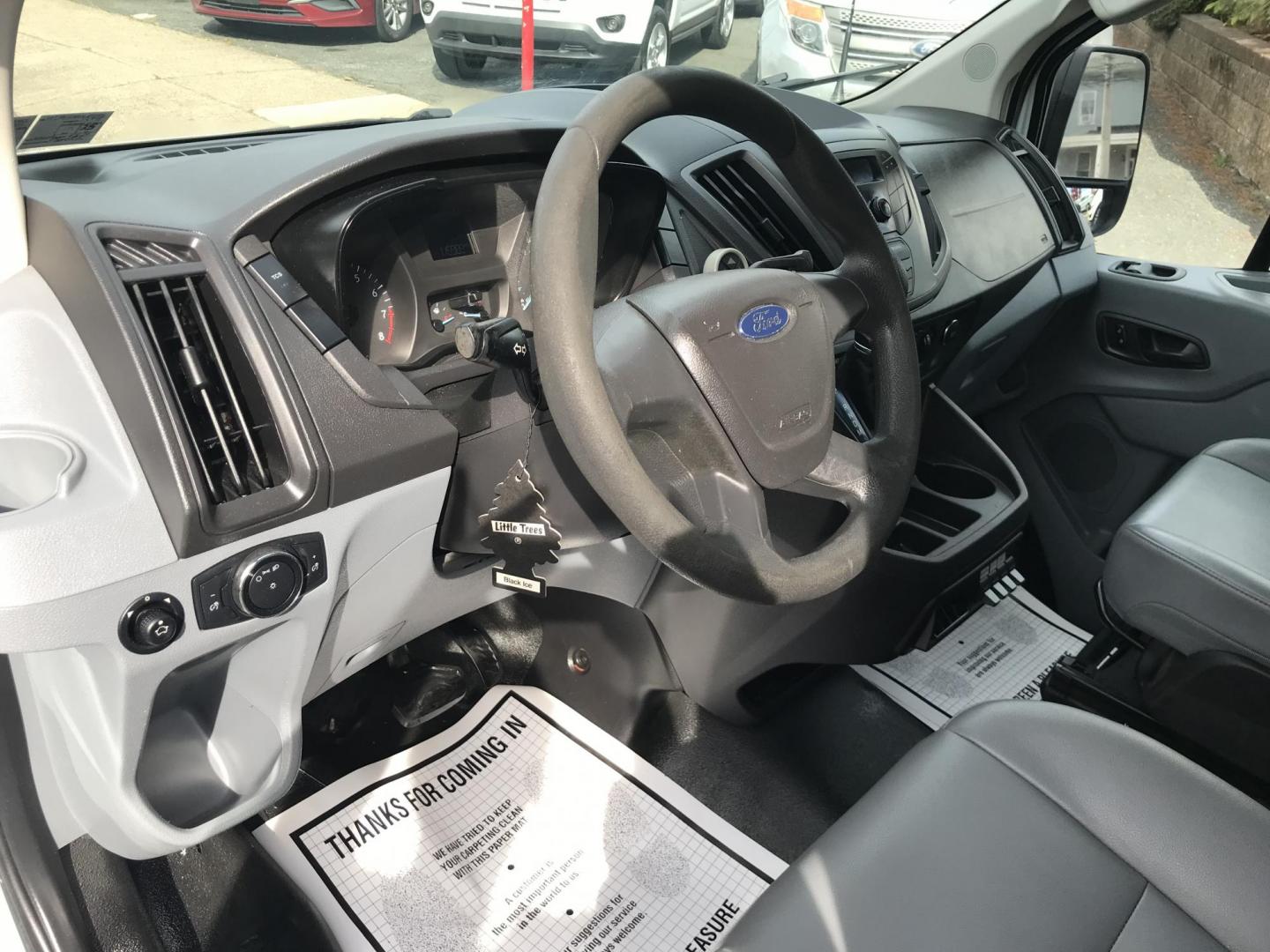 2015 White /Gray Ford Transit 150 Van Med. Roof w/Sliding Pass. 130-in. WB (1FTNE1YM0FK) with an 3.7L V6 DOHC 24V engine, 6-Speed Automatic transmission, located at 577 Chester Pike, Prospect Park, PA, 19076, (610) 237-1015, 39.886154, -75.302338 - Photo#10