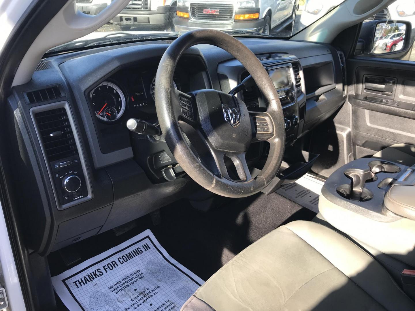 2015 White /Gray RAM 1500 Tradesman Quad Cab (1C6RR6FT4FS) with an 5.7L V8 OHV 16V engine, 6-Speed Automatic transmission, located at 577 Chester Pike, Prospect Park, PA, 19076, (610) 237-1015, 39.886154, -75.302338 - Photo#12