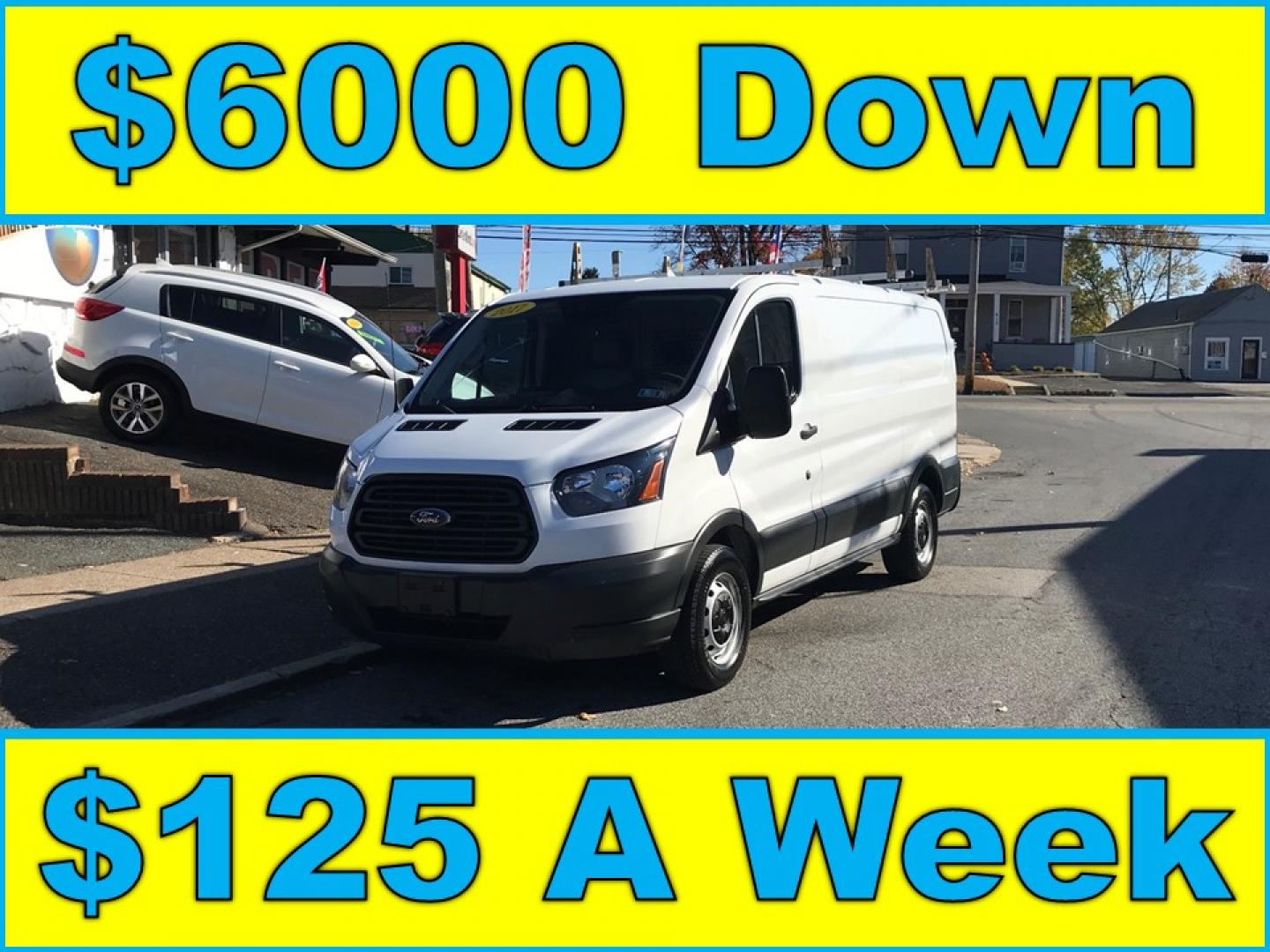 2017 White /Gray Ford Transit 150 Van Low Roof 60/40 Pass. 130-in. WB (1FTYE1ZM4HK) with an 3.7L V6 DOHC 24V engine, 6A transmission, located at 577 Chester Pike, Prospect Park, PA, 19076, (610) 237-1015, 39.886154, -75.302338 - 2017 Ford Transit 150 Low Roof: No side or rear windows, ladder racks, shelving, partition, new PA inspection, SUPER CLEAN, FLEET MAINTAINED! This vehicle comes inspected and has been given a bumper to bumper safety check. It is very clean, reliable, and well maintained. We offer a unique pay pla - Photo#0