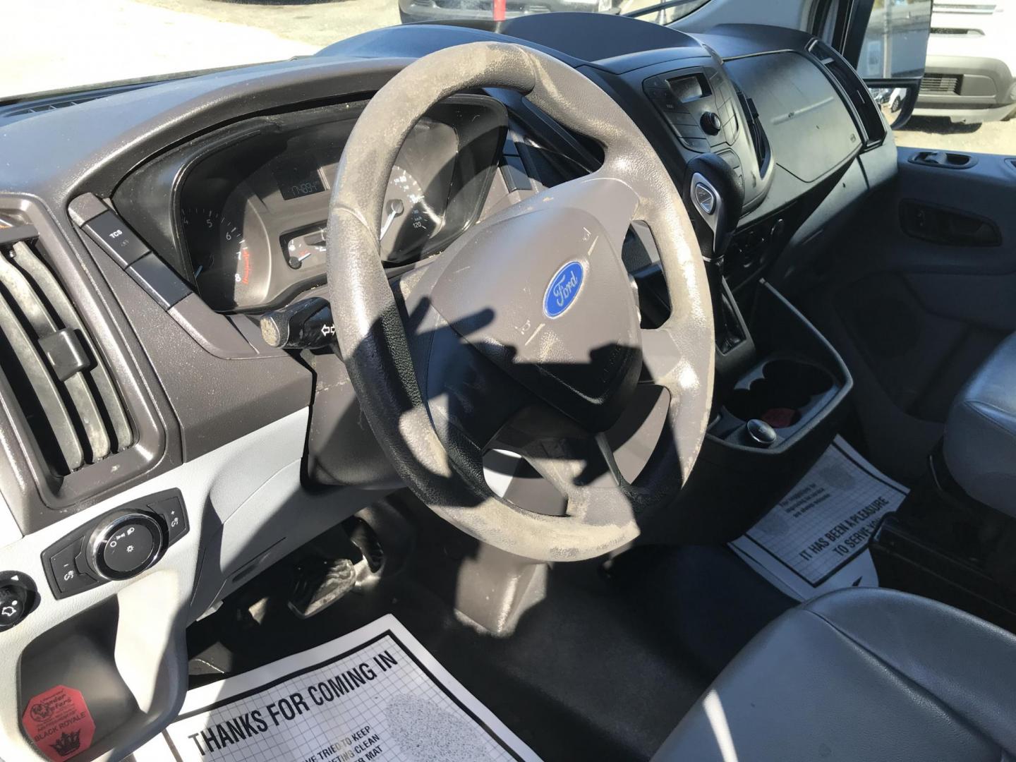 2017 White /Gray Ford Transit 150 Van Low Roof 60/40 Pass. 130-in. WB (1FTYE1ZM4HK) with an 3.7L V6 DOHC 24V engine, 6A transmission, located at 577 Chester Pike, Prospect Park, PA, 19076, (610) 237-1015, 39.886154, -75.302338 - 2017 Ford Transit 150 Low Roof: No side or rear windows, ladder racks, shelving, partition, new PA inspection, SUPER CLEAN, FLEET MAINTAINED! This vehicle comes inspected and has been given a bumper to bumper safety check. It is very clean, reliable, and well maintained. We offer a unique pay pla - Photo#12