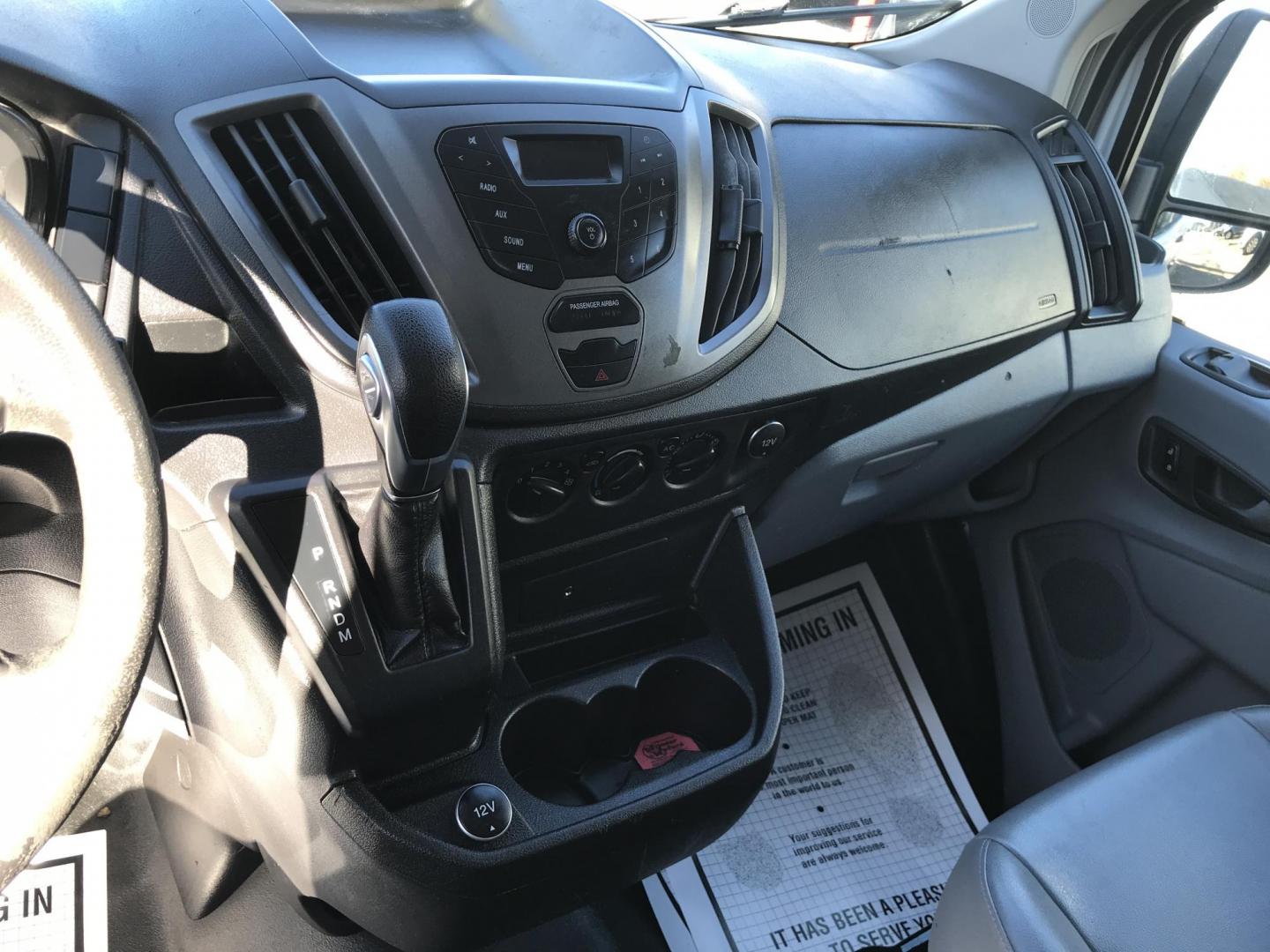 2017 White /Gray Ford Transit 150 Van Low Roof 60/40 Pass. 130-in. WB (1FTYE1ZM4HK) with an 3.7L V6 DOHC 24V engine, 6A transmission, located at 577 Chester Pike, Prospect Park, PA, 19076, (610) 237-1015, 39.886154, -75.302338 - 2017 Ford Transit 150 Low Roof: No side or rear windows, ladder racks, shelving, partition, new PA inspection, SUPER CLEAN, FLEET MAINTAINED! This vehicle comes inspected and has been given a bumper to bumper safety check. It is very clean, reliable, and well maintained. We offer a unique pay pla - Photo#14