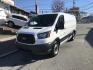 2017 White /Gray Ford Transit 150 Van Low Roof 60/40 Pass. 130-in. WB (1FTYE1ZM4HK) with an 3.7L V6 DOHC 24V engine, 6A transmission, located at 577 Chester Pike, Prospect Park, PA, 19076, (610) 237-1015, 39.886154, -75.302338 - 2017 Ford Transit 150 Low Roof: No side or rear windows, ladder racks, shelving, partition, new PA inspection, SUPER CLEAN, FLEET MAINTAINED! This vehicle comes inspected and has been given a bumper to bumper safety check. It is very clean, reliable, and well maintained. We offer a unique pay pla - Photo#2