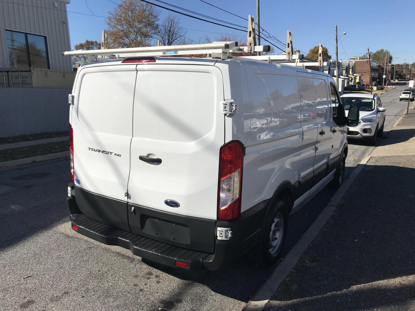 2017 White /Gray Ford Transit 150 Van Low Roof 60/40 Pass. 130-in. WB (1FTYE1ZM4HK) with an 3.7L V6 DOHC 24V engine, 6A transmission, located at 577 Chester Pike, Prospect Park, PA, 19076, (610) 237-1015, 39.886154, -75.302338 - 2017 Ford Transit 150 Low Roof: No side or rear windows, ladder racks, shelving, partition, new PA inspection, SUPER CLEAN, FLEET MAINTAINED! This vehicle comes inspected and has been given a bumper to bumper safety check. It is very clean, reliable, and well maintained. We offer a unique pay pla - Photo#4