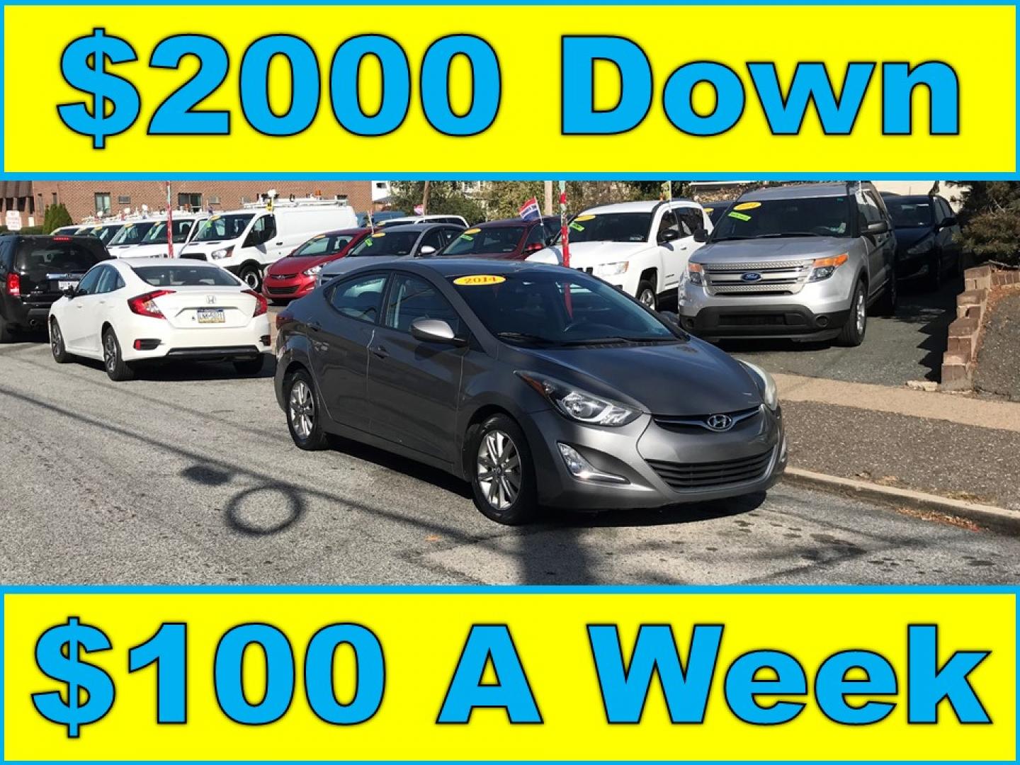 2014 Gray /Gray Hyundai Elantra Limited (5NPDH4AE6EH) with an 1.8L L4 DOHC 16V engine, 6-Speed Automatic transmission, located at 577 Chester Pike, Prospect Park, PA, 19076, (610) 237-1015, 39.886154, -75.302338 - 2014 Hyundai Elantra: Backup camera, new PA inspection, great on gas, runs EXCELLENT! This vehicle comes inspected and has been given a bumper to bumper safety check. It is very clean, reliable, and well maintained. We offer a unique pay plan that is known for being the easiest and fastest financ - Photo#0