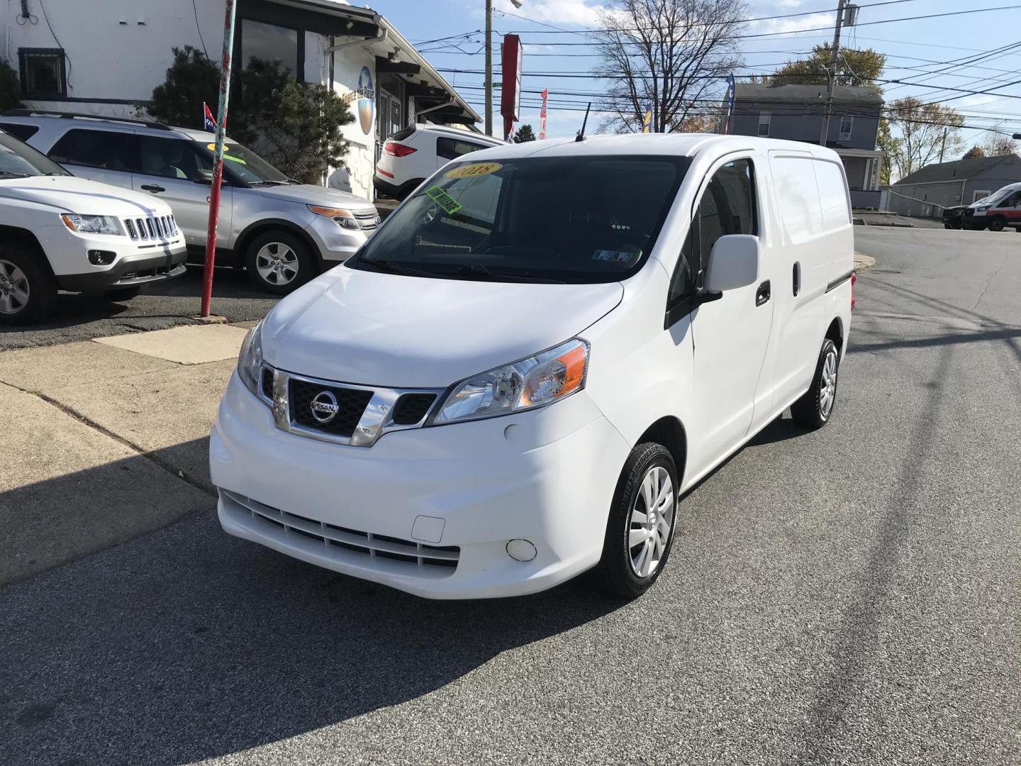 2018 White /Gray Nissan NV200 SV (3N6CM0KNXJK) with an 2.0L L4 DOHC 16V engine, CVT transmission, located at 577 Chester Pike, Prospect Park, PA, 19076, (610) 237-1015, 39.886154, -75.302338 - 2018 Nissan NV 200 SV: Only 133k miles, no side windows, partition, new PA inspection, great on gas, FLEET MAINTAINED! This vehicle comes inspected and has been given a bumper to bumper safety check. It is very clean, reliable, and well maintained. We offer a unique pay plan that is known for bei - Photo#1