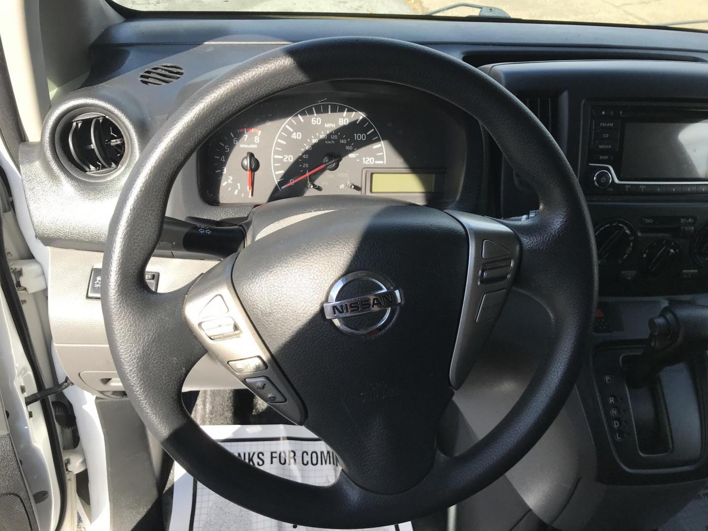 2018 White /Gray Nissan NV200 SV (3N6CM0KNXJK) with an 2.0L L4 DOHC 16V engine, CVT transmission, located at 577 Chester Pike, Prospect Park, PA, 19076, (610) 237-1015, 39.886154, -75.302338 - 2018 Nissan NV 200 SV: Only 133k miles, no side windows, partition, new PA inspection, great on gas, FLEET MAINTAINED! This vehicle comes inspected and has been given a bumper to bumper safety check. It is very clean, reliable, and well maintained. We offer a unique pay plan that is known for bei - Photo#10