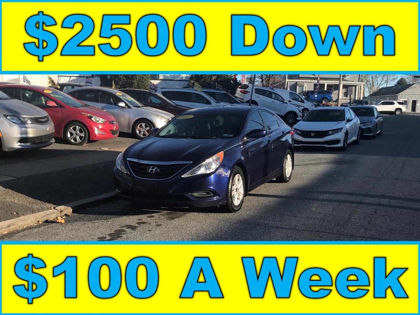 2012 Blue /Gray Hyundai Sonata GLS (5NPEB4AC3CH) with an 2.4L L4 DOHC 16V engine, Automatic transmission, located at 577 Chester Pike, Prospect Park, PA, 19076, (610) 237-1015, 39.886154, -75.302338 - 2012 Hyundai Sonata GLS: Only 100k miles, new PA inspection, great on gas, SUPER CLEAN, runs LIKE NEW! This vehicle comes inspected and has been given a bumper to bumper safety check. It is very clean, reliable, and well maintained. We offer a unique pay plan that is known for being the easiest a - Photo#0