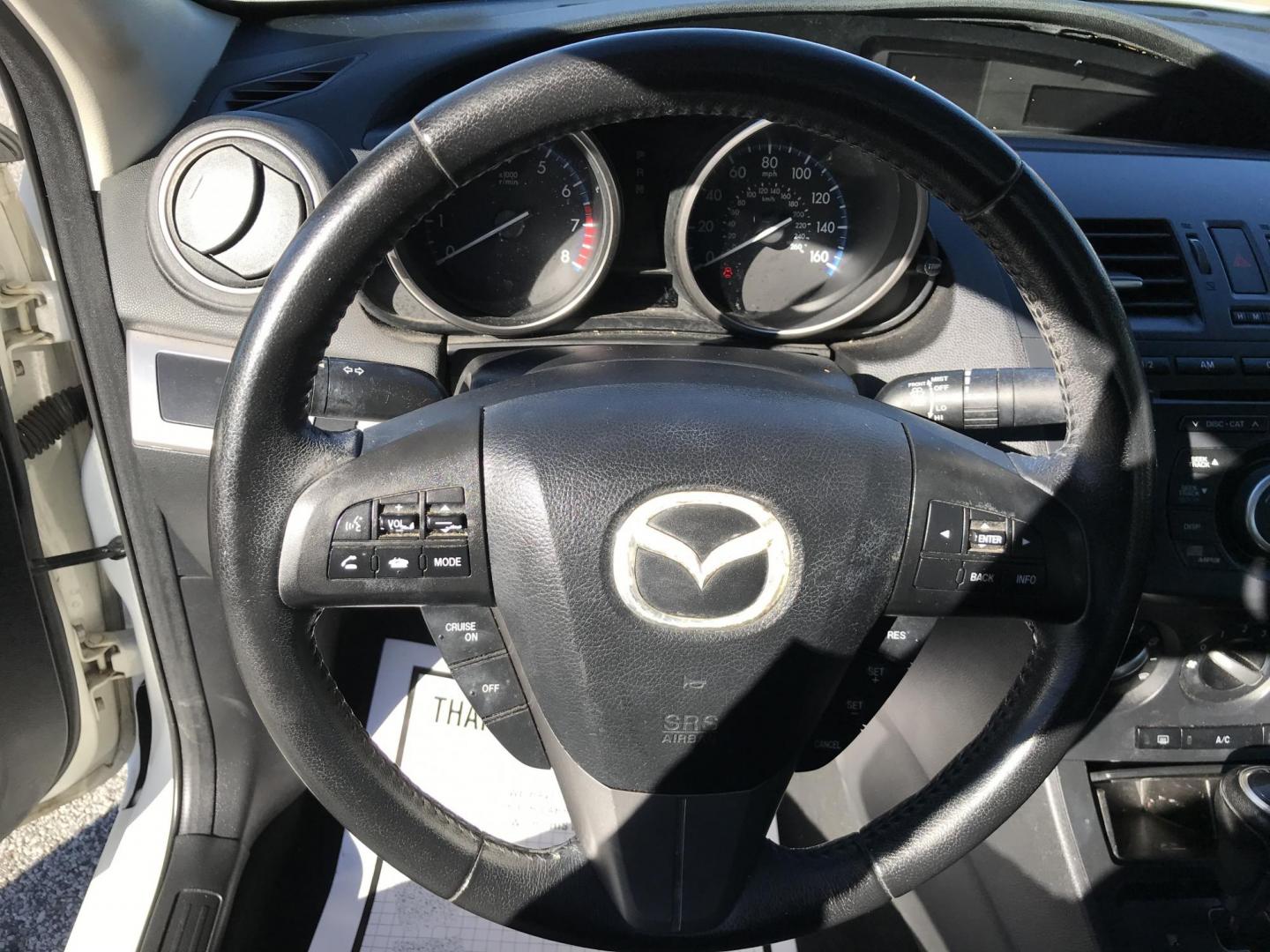 2012 White /Gray Mazda MAZDA3 i Touring 4-Door (JM1BL1V88C1) with an 2.0L L4 DOHC 16V engine, Automatic transmission, located at 577 Chester Pike, Prospect Park, PA, 19076, (610) 237-1015, 39.886154, -75.302338 - Photo#13