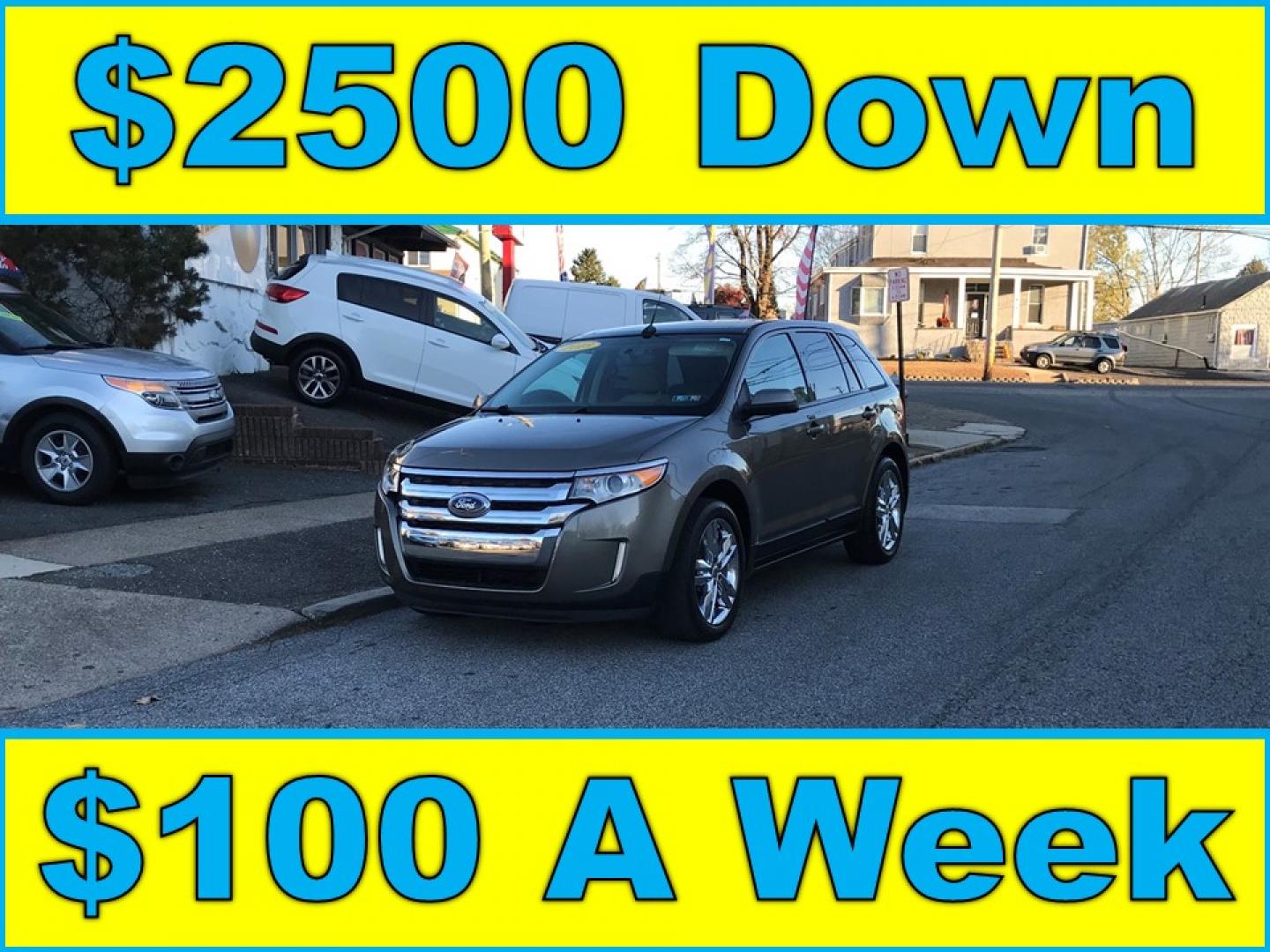 2013 Gray /Gray Ford Edge SEL FWD (2FMDK3J95DB) with an 2.0L L4 DOHC 16V engine, 6-Speed Automatic transmission, located at 577 Chester Pike, Prospect Park, PA, 19076, (610) 237-1015, 39.886154, -75.302338 - Photo#0