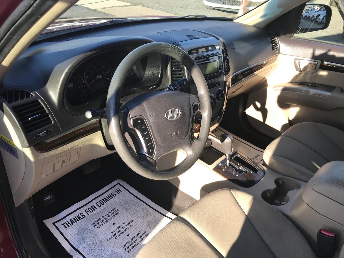 2011 Red /Tan Hyundai Santa Fe GLS 2.4 (5XYZG3AB8BG) with an 2.4L L4 DOHC 16V engine, 6-Speed Automatic transmission, located at 577 Chester Pike, Prospect Park, PA, 19076, (610) 237-1015, 39.886154, -75.302338 - 2011 Hyundai Santa Fe GL: Only 94k miles, new PA inspection, great on gas, runs LIKE NEW! This vehicle comes inspected and has been given a bumper to bumper safety check. It is very clean, reliable, and well maintained. We offer a unique pay plan that is known for being the easiest and fastest fi - Photo#11