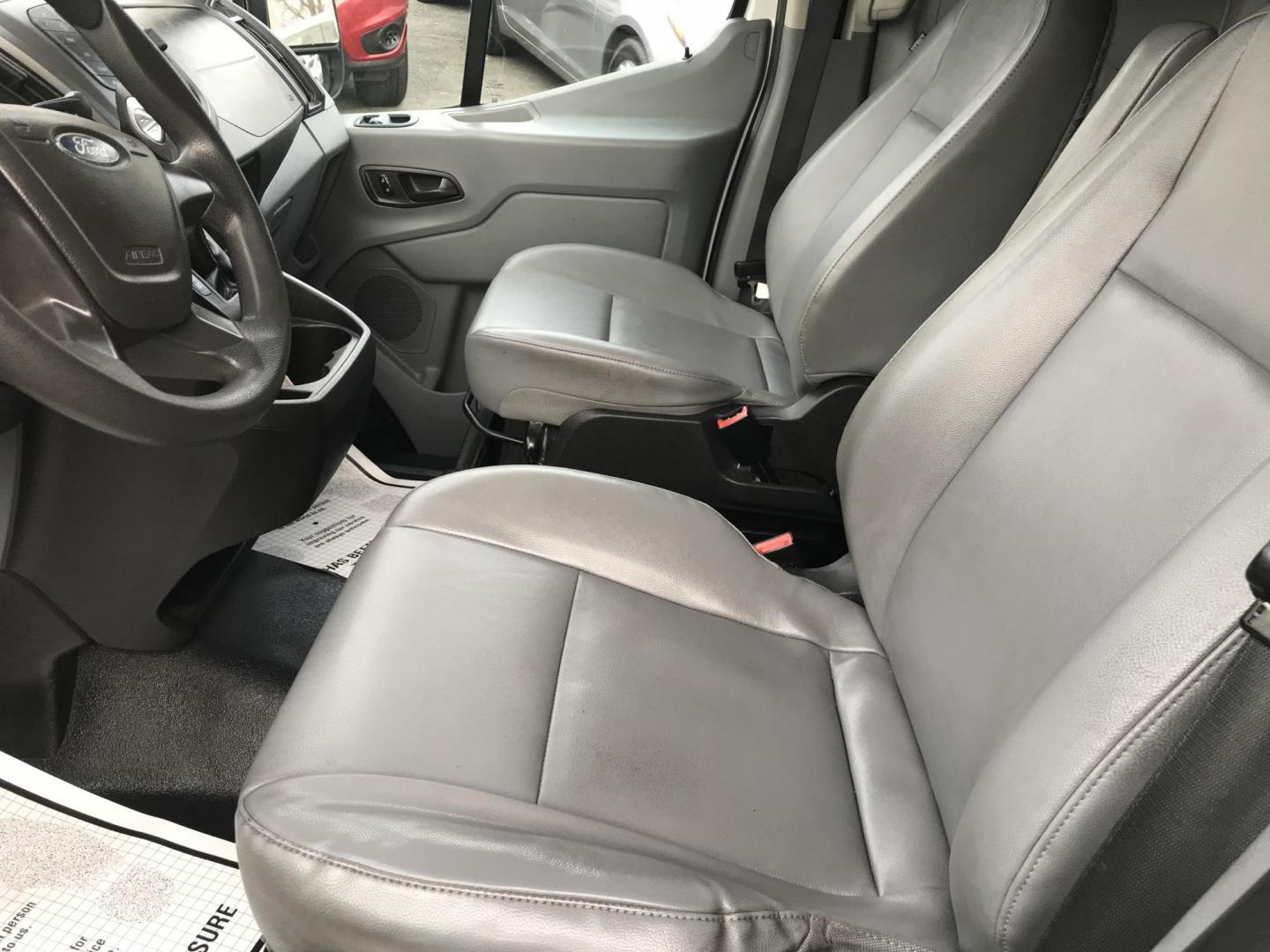 2016 White /Gray Ford Transit 150 Van Low Roof 60/40 Pass. 130-in. WB (1FTYE1ZM7GK) with an 3.7L V6 DOHC 24V engine, 6A transmission, located at 577 Chester Pike, Prospect Park, PA, 19076, (610) 237-1015, 39.886154, -75.302338 - Photo#10