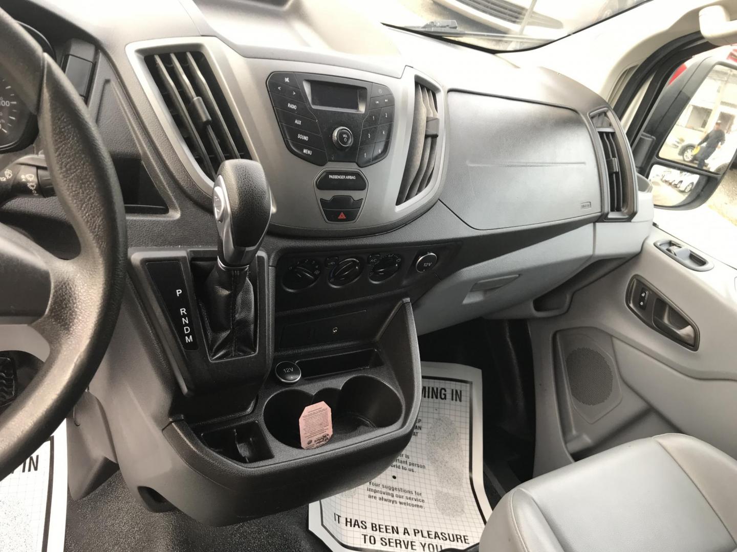 2016 White /Gray Ford Transit 150 Van Low Roof 60/40 Pass. 130-in. WB (1FTYE1ZM7GK) with an 3.7L V6 DOHC 24V engine, 6A transmission, located at 577 Chester Pike, Prospect Park, PA, 19076, (610) 237-1015, 39.886154, -75.302338 - Photo#13