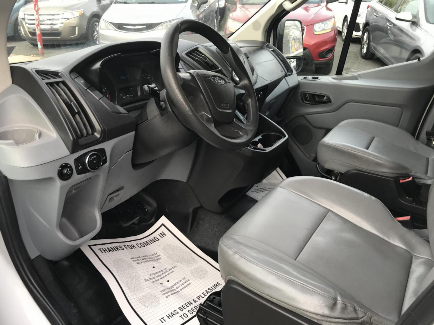 2016 White /Gray Ford Transit 150 Van Low Roof 60/40 Pass. 130-in. WB (1FTYE1ZM7GK) with an 3.7L V6 DOHC 24V engine, 6A transmission, located at 577 Chester Pike, Prospect Park, PA, 19076, (610) 237-1015, 39.886154, -75.302338 - Photo#7