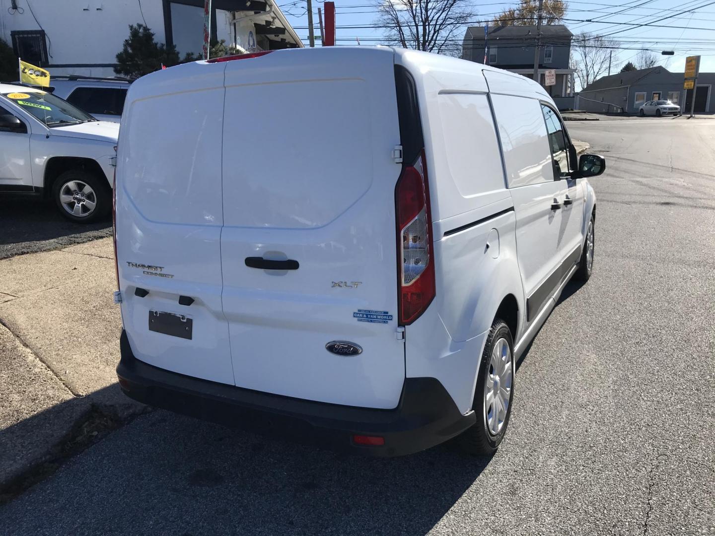 2016 White /Gray Ford Transit Connect Cargo Van XLT LWB (NM0LS7F72G1) with an 2.5L L4 DOHC 16V engine, 6A transmission, located at 577 Chester Pike, Prospect Park, PA, 19076, (610) 237-1015, 39.886154, -75.302338 - Photo#7