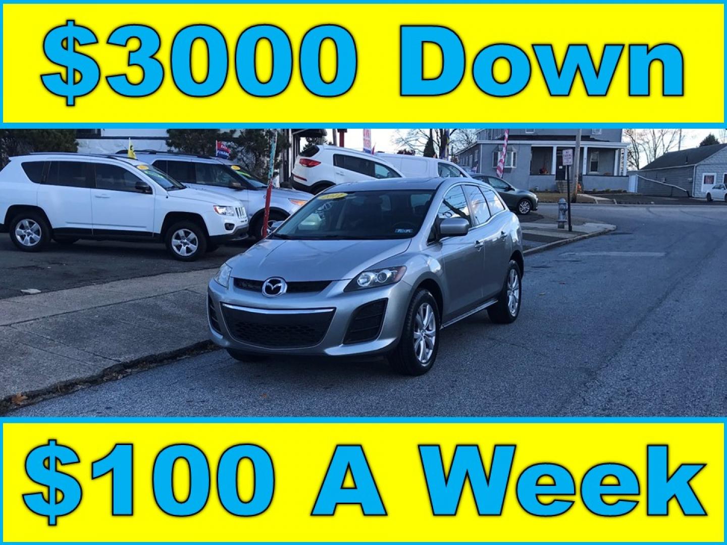 2011 Gray /Gray Mazda CX-7 s Touring AWD (JM3ER4CL3B0) with an 2.3L L4 DOHC 16V TURBO engine, 6-Speed Automatic transmission, located at 577 Chester Pike, Prospect Park, PA, 19076, (610) 237-1015, 39.886154, -75.302338 - Photo#0