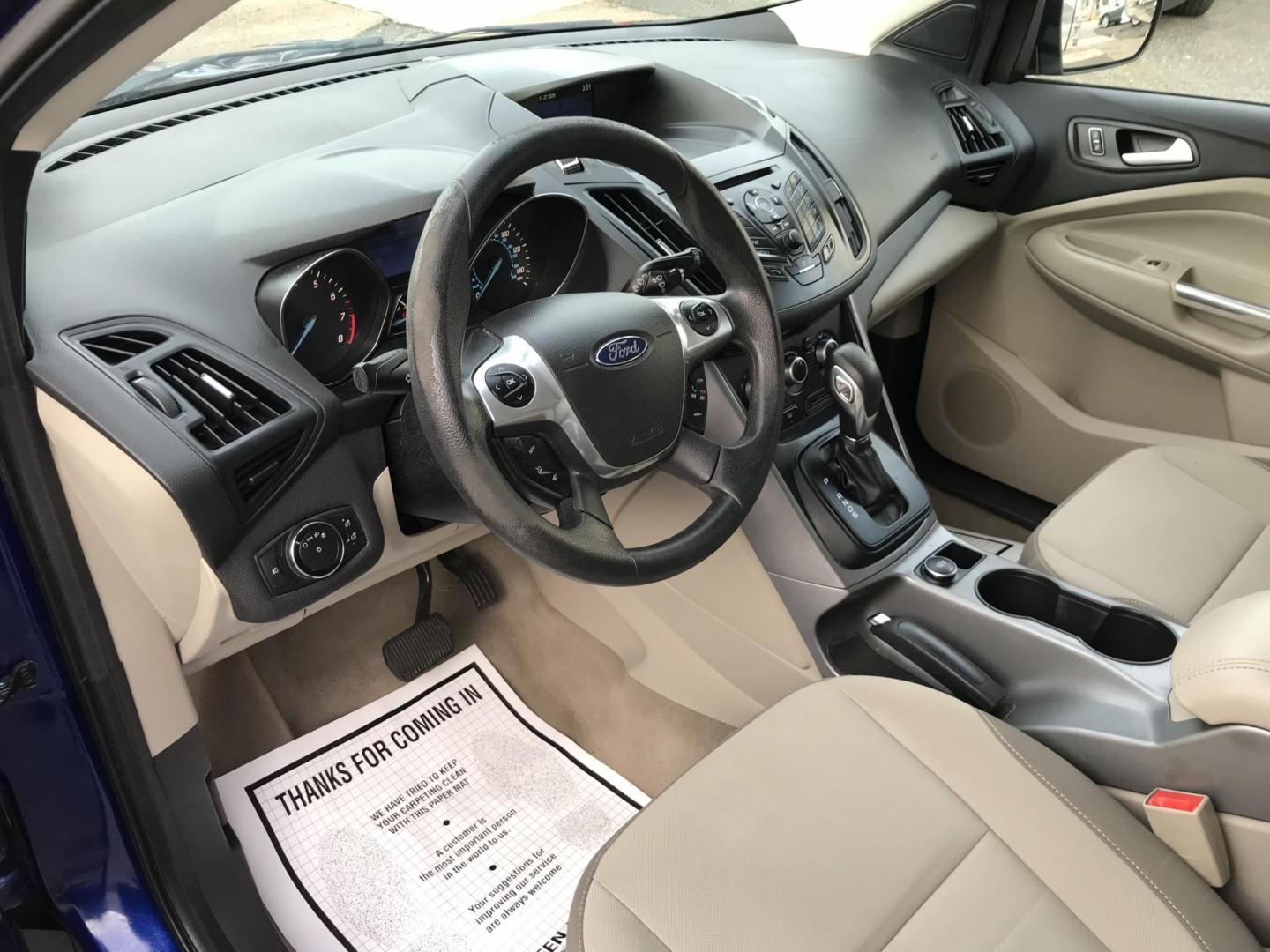 2014 Blue /Gray Ford Escape SE (1FMCU0GX7EU) with an 1.6L L4 DOHC 16V engine, 6-Speed Automatic transmission, located at 577 Chester Pike, Prospect Park, PA, 19076, (610) 237-1015, 39.886154, -75.302338 - 2014 Ford Escape SE: Only 93k miles, backup camera, new PA inspection, great on gas, looks and runs LIKE NEW! This vehicle comes inspected and has been given a bumper to bumper safety check. It is very clean, reliable, and well maintained. We offer a unique pay plan that is known for being the ea - Photo#11