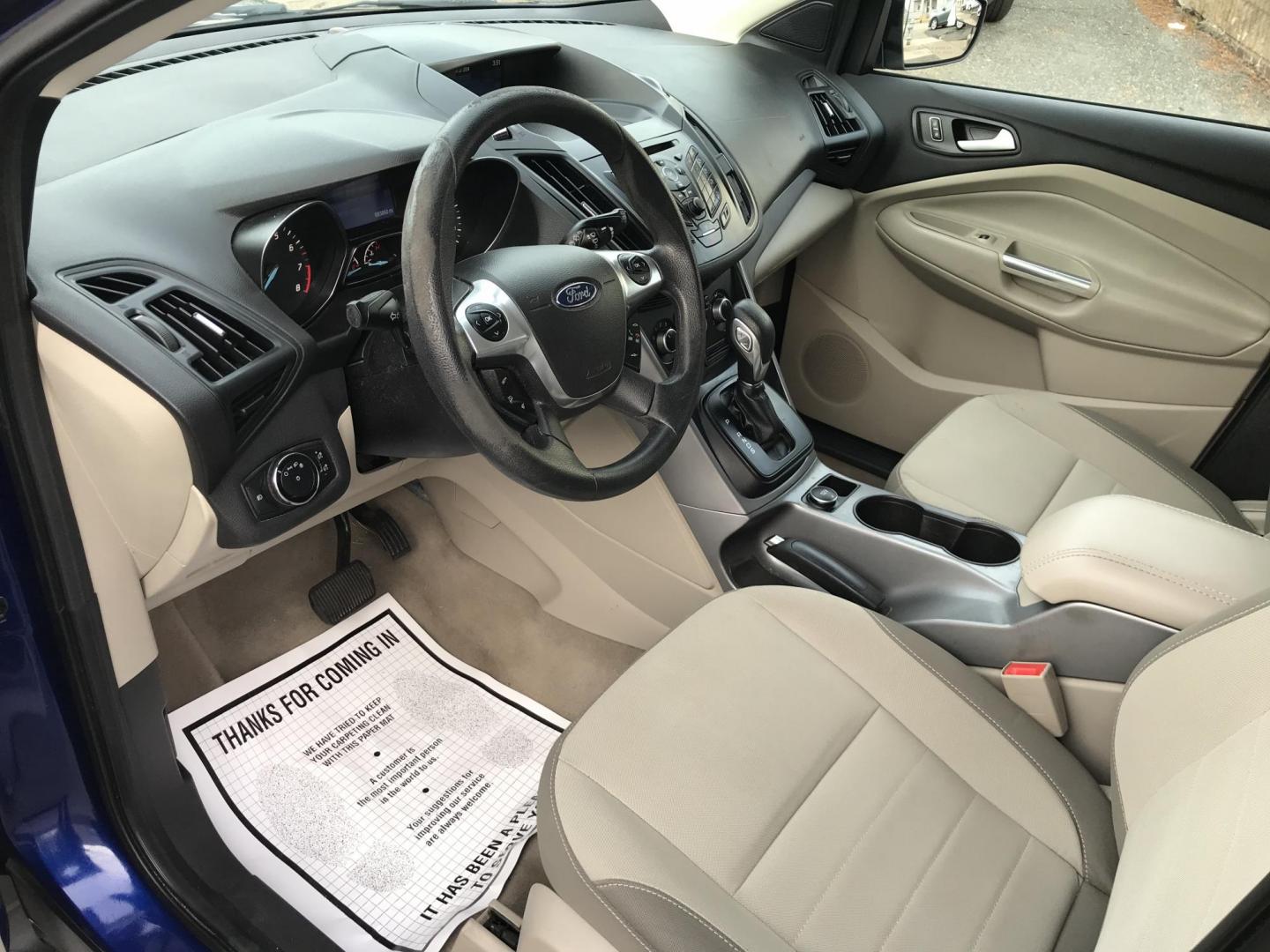 2014 Blue /Gray Ford Escape SE (1FMCU0GX7EU) with an 1.6L L4 DOHC 16V engine, 6-Speed Automatic transmission, located at 577 Chester Pike, Prospect Park, PA, 19076, (610) 237-1015, 39.886154, -75.302338 - 2014 Ford Escape SE: Only 93k miles, backup camera, new PA inspection, great on gas, looks and runs LIKE NEW! This vehicle comes inspected and has been given a bumper to bumper safety check. It is very clean, reliable, and well maintained. We offer a unique pay plan that is known for being the ea - Photo#8