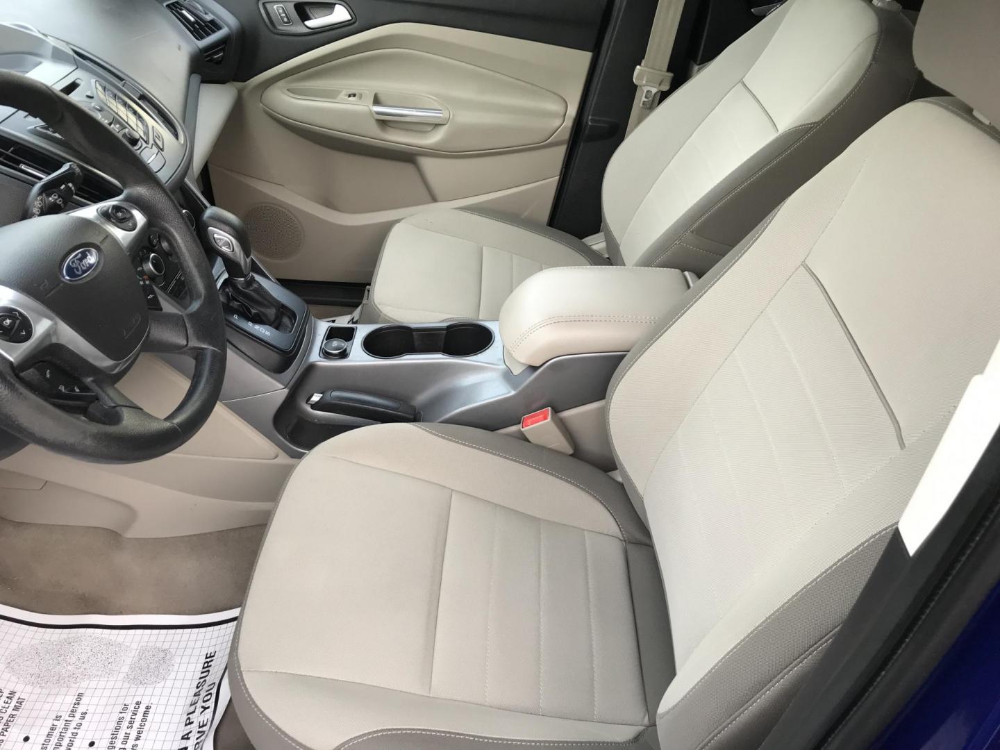 2014 Blue /Gray Ford Escape SE (1FMCU0GX7EU) with an 1.6L L4 DOHC 16V engine, 6-Speed Automatic transmission, located at 577 Chester Pike, Prospect Park, PA, 19076, (610) 237-1015, 39.886154, -75.302338 - 2014 Ford Escape SE: Only 93k miles, backup camera, new PA inspection, great on gas, looks and runs LIKE NEW! This vehicle comes inspected and has been given a bumper to bumper safety check. It is very clean, reliable, and well maintained. We offer a unique pay plan that is known for being the ea - Photo#9