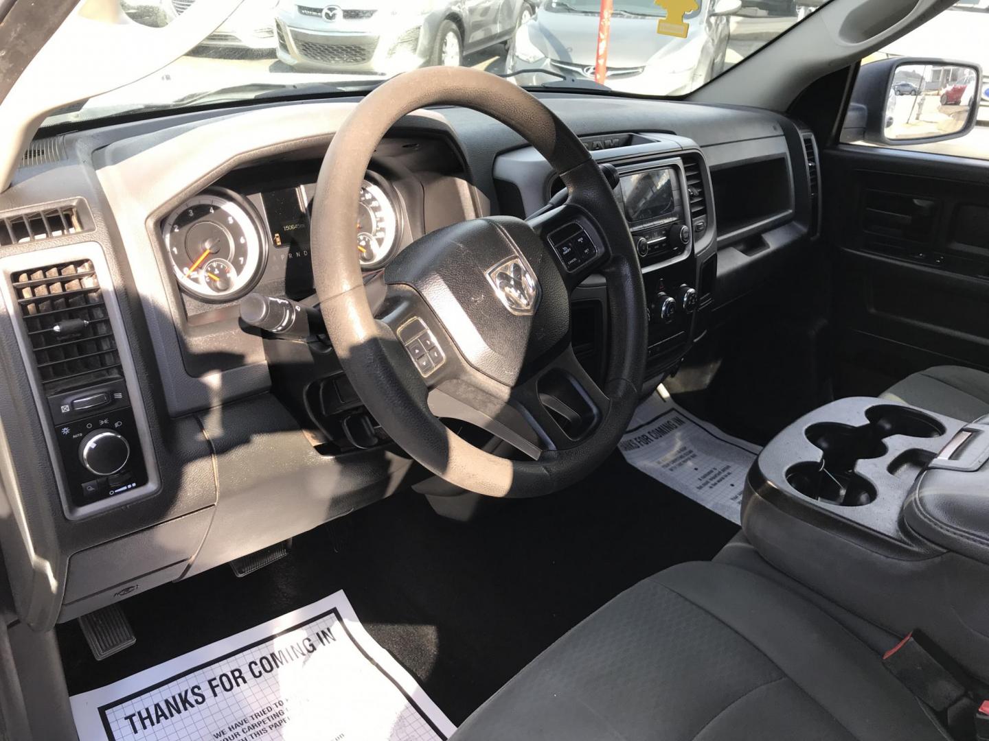 2014 White /Gray RAM 1500 Tradesman Quad Cab (1C6RR6FT3ES) with an 5.7L V8 OHV 16V engine, 6-Speed Automatic transmission, located at 577 Chester Pike, Prospect Park, PA, 19076, (610) 237-1015, 39.886154, -75.302338 - 2014 Ram 1500: Quad cab, 5.7 HEMI, trailer hitch, new PA inspection, FLEET MAINTAINED! This vehicle comes inspected and has been given a bumper to bumper safety check. It is very clean, reliable, and well maintained. We offer a unique pay plan that is known for being the easiest and fastest finan - Photo#12