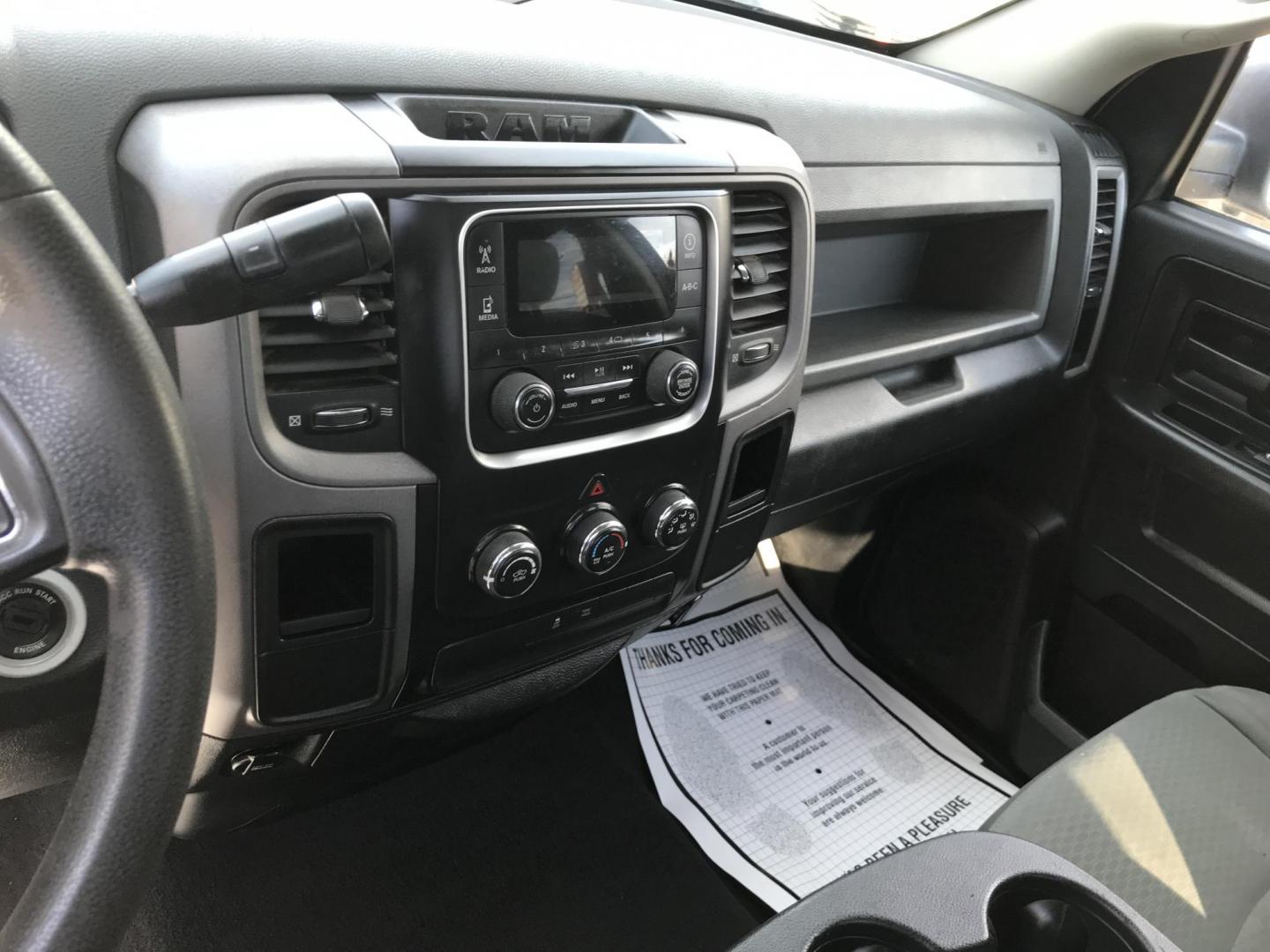 2014 White /Gray RAM 1500 Tradesman Quad Cab (1C6RR6FT3ES) with an 5.7L V8 OHV 16V engine, 6-Speed Automatic transmission, located at 577 Chester Pike, Prospect Park, PA, 19076, (610) 237-1015, 39.886154, -75.302338 - 2014 Ram 1500: Quad cab, 5.7 HEMI, trailer hitch, new PA inspection, FLEET MAINTAINED! This vehicle comes inspected and has been given a bumper to bumper safety check. It is very clean, reliable, and well maintained. We offer a unique pay plan that is known for being the easiest and fastest finan - Photo#14