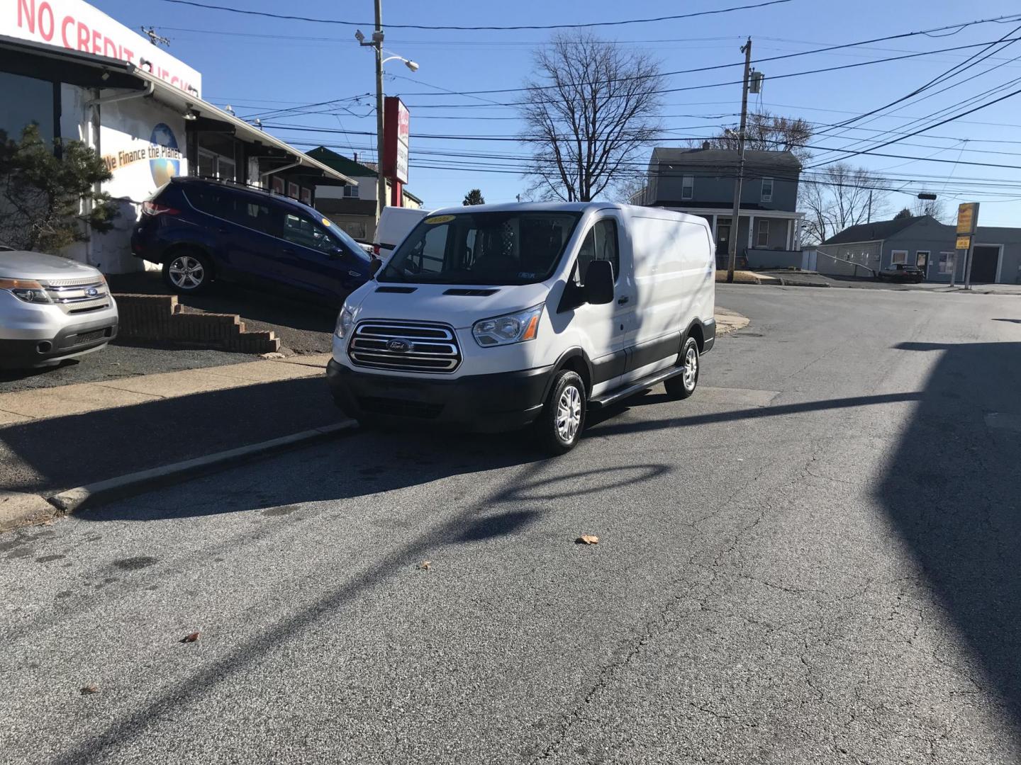 2016 White /Gray Ford Transit 250 Van Low Roof 60/40 Pass.130-in. WB (1FTYR1ZM7GK) with an 3.7L V6 DOHC 24V engine, 6A transmission, located at 577 Chester Pike, Prospect Park, PA, 19076, (610) 237-1015, 39.886154, -75.302338 - 2016 Ford Transit 250 Low Roof: shelving, new PA inspection, partition, FLEET MAINTAINED, runs LIKE NEW! This vehicle comes inspected and has been given a bumper to bumper safety check. It is very clean, reliable, and well maintained. We offer a unique pay plan that is known for being the easiest - Photo#1