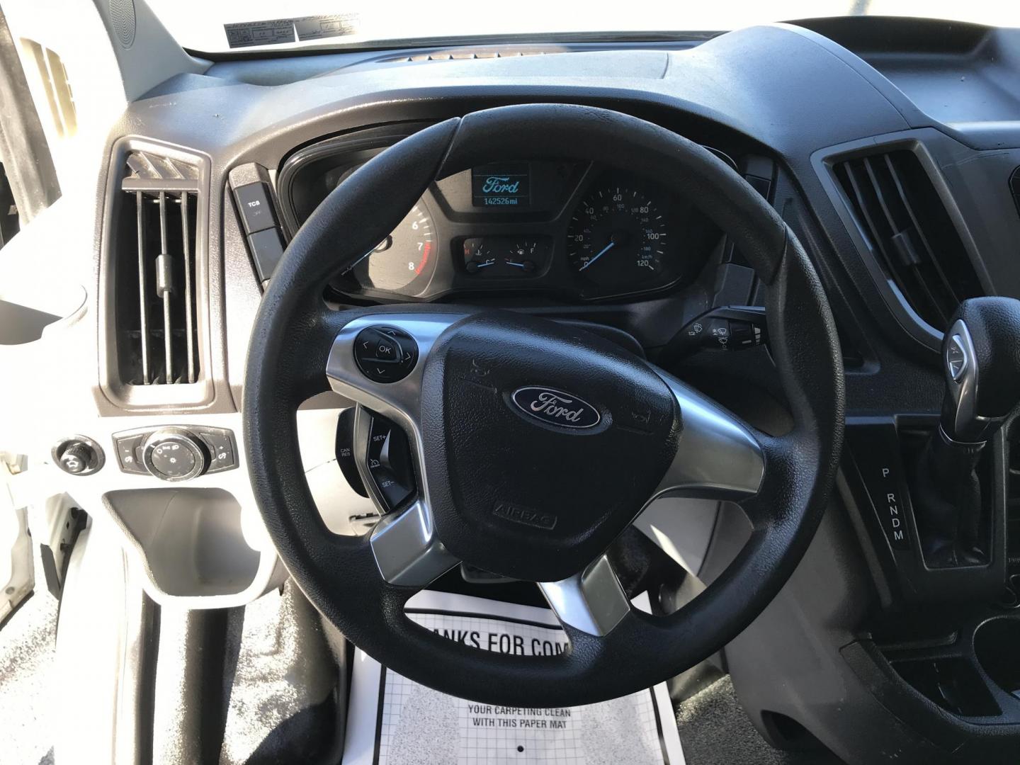 2016 White /Gray Ford Transit 250 Van Low Roof 60/40 Pass.130-in. WB (1FTYR1ZM7GK) with an 3.7L V6 DOHC 24V engine, 6A transmission, located at 577 Chester Pike, Prospect Park, PA, 19076, (610) 237-1015, 39.886154, -75.302338 - 2016 Ford Transit 250 Low Roof: shelving, new PA inspection, partition, FLEET MAINTAINED, runs LIKE NEW! This vehicle comes inspected and has been given a bumper to bumper safety check. It is very clean, reliable, and well maintained. We offer a unique pay plan that is known for being the easiest - Photo#13