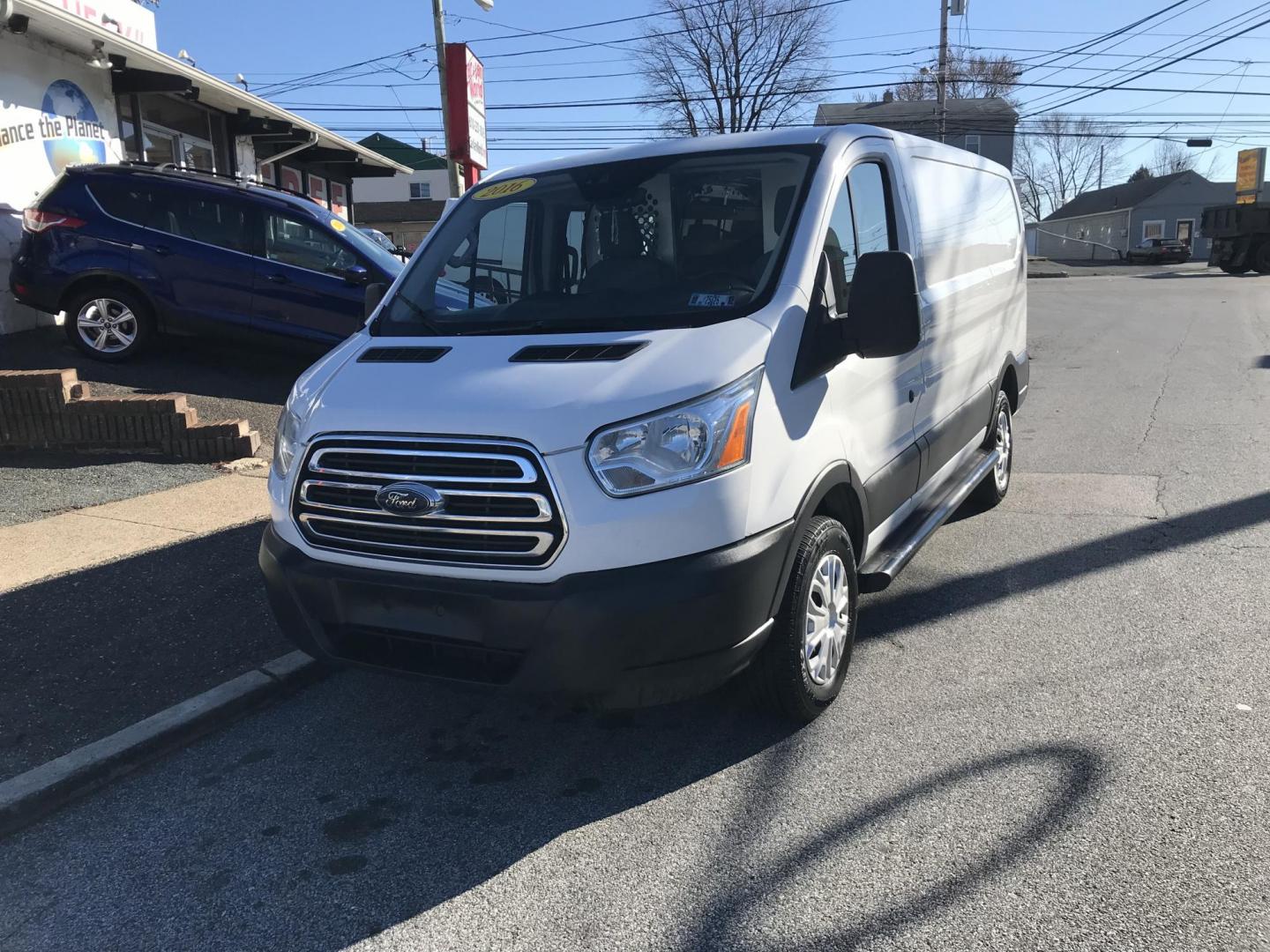 2016 White /Gray Ford Transit 250 Van Low Roof 60/40 Pass.130-in. WB (1FTYR1ZM7GK) with an 3.7L V6 DOHC 24V engine, 6A transmission, located at 577 Chester Pike, Prospect Park, PA, 19076, (610) 237-1015, 39.886154, -75.302338 - 2016 Ford Transit 250 Low Roof: shelving, new PA inspection, partition, FLEET MAINTAINED, runs LIKE NEW! This vehicle comes inspected and has been given a bumper to bumper safety check. It is very clean, reliable, and well maintained. We offer a unique pay plan that is known for being the easiest - Photo#20