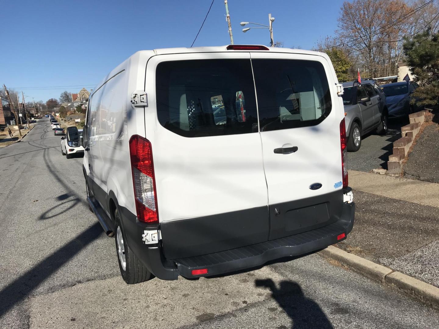 2016 White /Gray Ford Transit 250 Van Low Roof 60/40 Pass.130-in. WB (1FTYR1ZM7GK) with an 3.7L V6 DOHC 24V engine, 6A transmission, located at 577 Chester Pike, Prospect Park, PA, 19076, (610) 237-1015, 39.886154, -75.302338 - 2016 Ford Transit 250 Low Roof: shelving, new PA inspection, partition, FLEET MAINTAINED, runs LIKE NEW! This vehicle comes inspected and has been given a bumper to bumper safety check. It is very clean, reliable, and well maintained. We offer a unique pay plan that is known for being the easiest - Photo#26