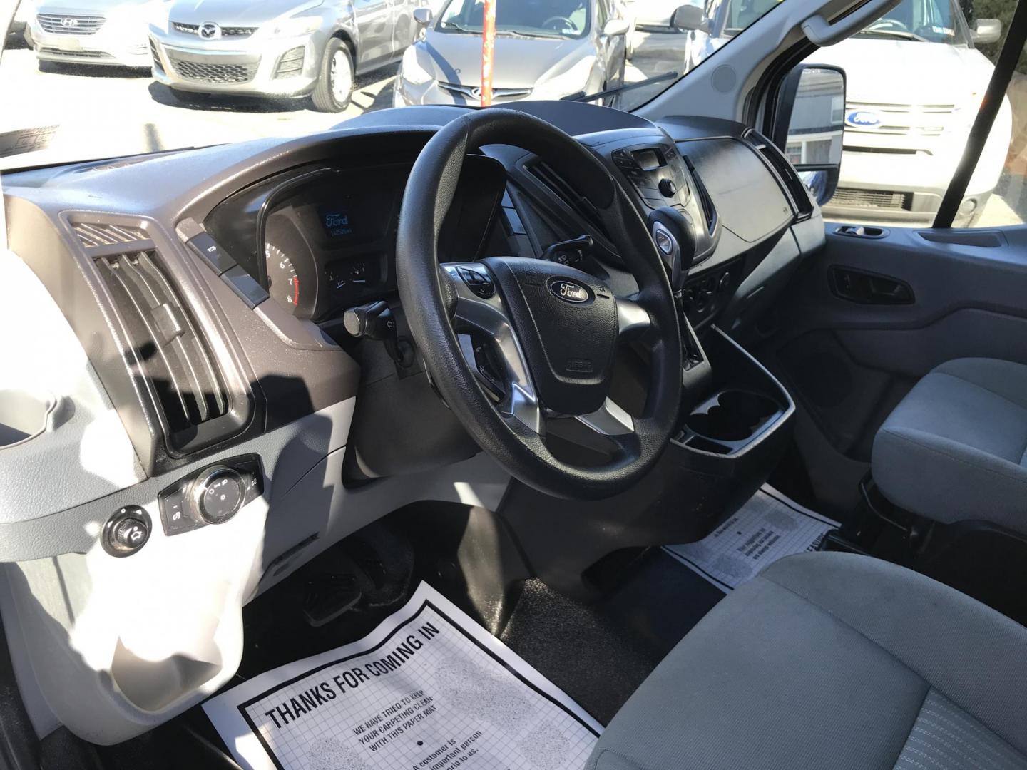 2016 White /Gray Ford Transit 250 Van Low Roof 60/40 Pass.130-in. WB (1FTYR1ZM7GK) with an 3.7L V6 DOHC 24V engine, 6A transmission, located at 577 Chester Pike, Prospect Park, PA, 19076, (610) 237-1015, 39.886154, -75.302338 - 2016 Ford Transit 250 Low Roof: shelving, new PA inspection, partition, FLEET MAINTAINED, runs LIKE NEW! This vehicle comes inspected and has been given a bumper to bumper safety check. It is very clean, reliable, and well maintained. We offer a unique pay plan that is known for being the easiest - Photo#32