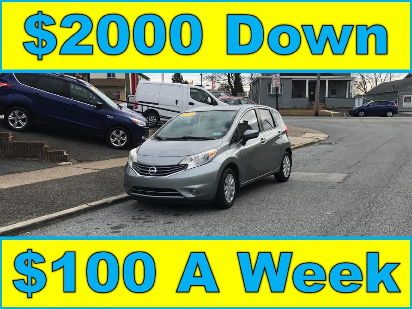 2015 Gray /Gray Nissan Versa Note S (3N1CE2CP4FL) with an 1.6L L4 DOHC 16V engine, Automatic transmission, located at 577 Chester Pike, Prospect Park, PA, 19076, (610) 237-1015, 39.886154, -75.302338 - Photo#0