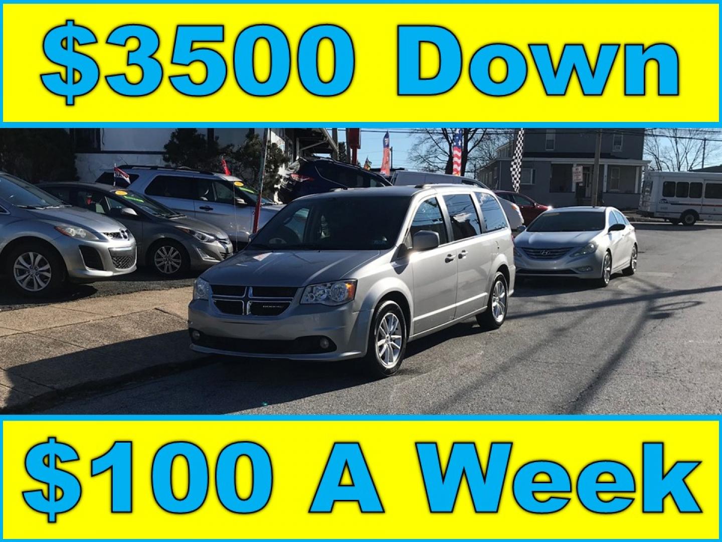 2019 Silver /Black Dodge Grand Caravan SXT (2C4RDGCG6KR) with an 3.6L V6 DOHC 24V engine, 6A transmission, located at 577 Chester Pike, Prospect Park, PA, 19076, (610) 237-1015, 39.886154, -75.302338 - Photo#0