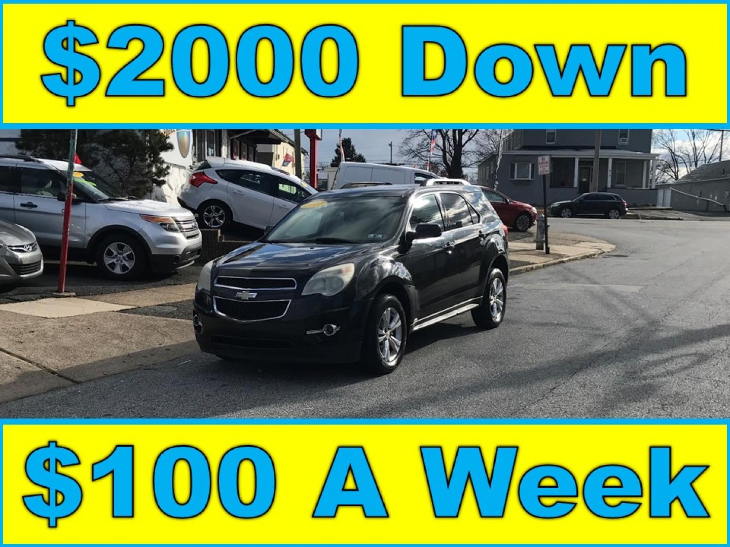 2011 Black /Black Chevrolet Equinox 2LT AWD (2CNFLNEC7B6) with an 2.4L L4 DOHC 16V engine, 6-Speed Automatic transmission, located at 577 Chester Pike, Prospect Park, PA, 19076, (610) 237-1015, 39.886154, -75.302338 - Photo#0