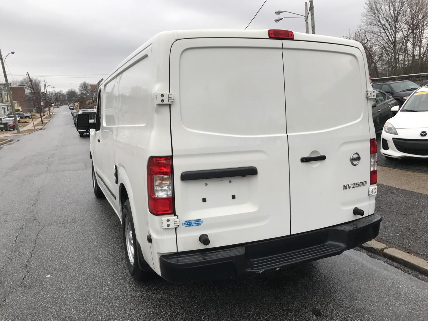 2019 White /Gray Nissan NV Cargo 2500 HD S V6 (1N6BF0KY9KN) with an 4.0L V6 engine, 5A transmission, located at 577 Chester Pike, Prospect Park, PA, 19076, (610) 237-1015, 39.886154, -75.302338 - 2019 Nissan NV 2500 Cargo Van: Backup camera, multiple pieces of shelving, no side or rear windows, aux port, new PA inspection, FLEET MAINTAINED, runs LIKE NEW! This vehicle comes inspected and has been given a bumper to bumper safety check. It is very clean, reliable, and well maintained. We of - Photo#7