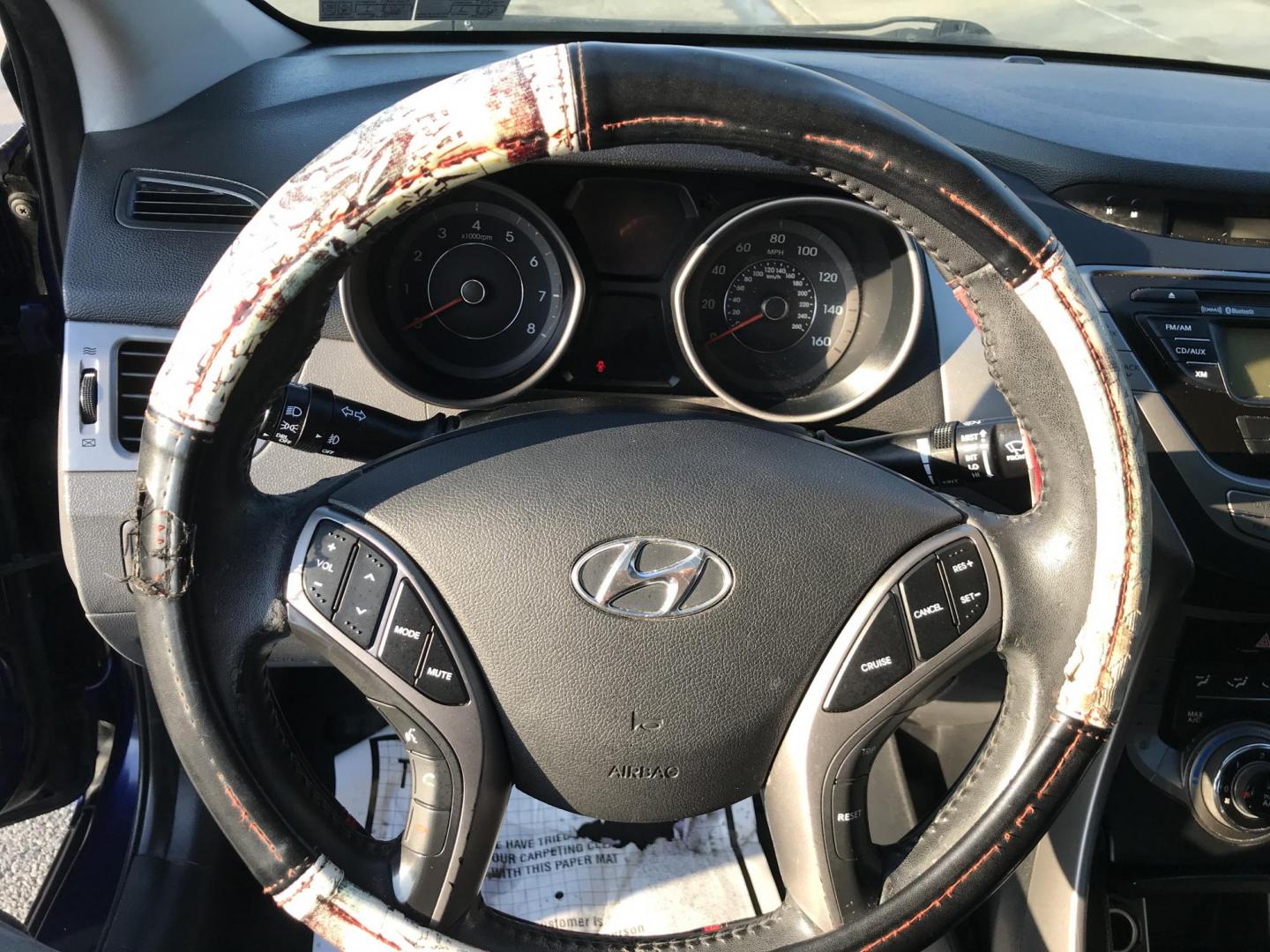 2013 Blue /Gray Hyundai Elantra Limited (5NPDH4AE5DH) with an 1.8L L4 DOHC 16V engine, 6-Speed Automatic transmission, located at 577 Chester Pike, Prospect Park, PA, 19076, (610) 237-1015, 39.886154, -75.302338 - 2013 Hyundai Elantra Limited: Sunroof, great on gas, new PA inspection, SUPER CLEAN, runs LIKE NEW! This vehicle comes inspected and has been given a bumper to bumper safety check. It is very clean, reliable, and well maintained. We offer a unique pay plan that is known for being the easiest and - Photo#12