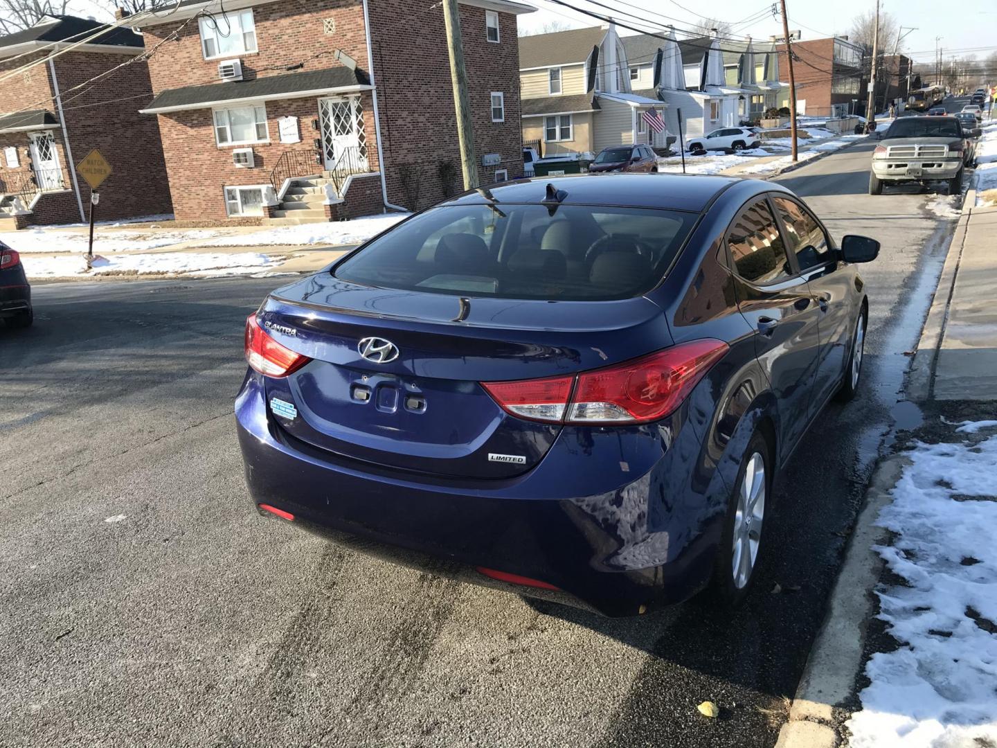 2013 Blue /Gray Hyundai Elantra Limited (5NPDH4AE5DH) with an 1.8L L4 DOHC 16V engine, 6-Speed Automatic transmission, located at 577 Chester Pike, Prospect Park, PA, 19076, (610) 237-1015, 39.886154, -75.302338 - 2013 Hyundai Elantra Limited: Sunroof, great on gas, new PA inspection, SUPER CLEAN, runs LIKE NEW! This vehicle comes inspected and has been given a bumper to bumper safety check. It is very clean, reliable, and well maintained. We offer a unique pay plan that is known for being the easiest and - Photo#4