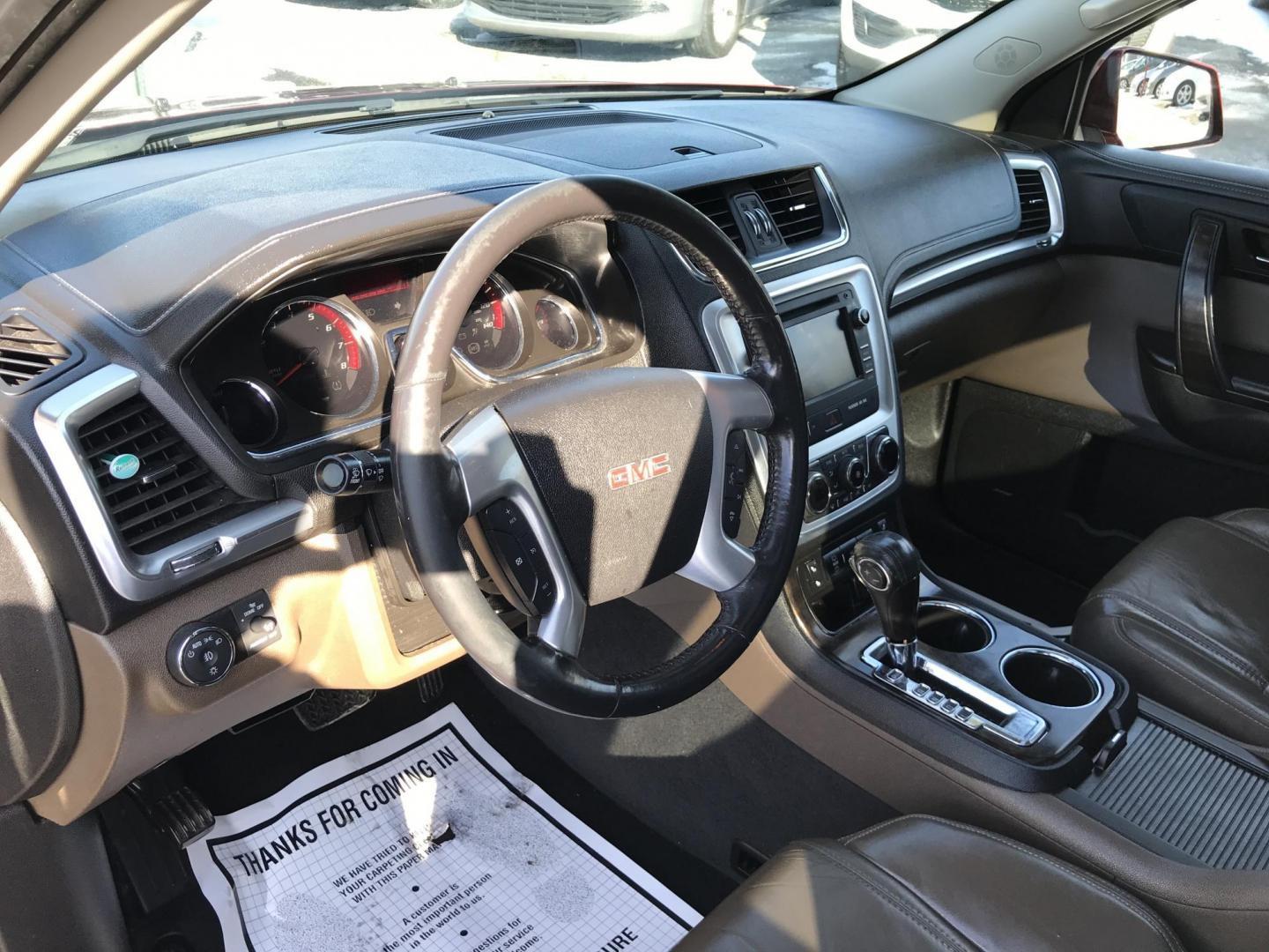 2015 Red /Gray GMC Acadia SLT-1 AWD (1GKKVRKD6FJ) with an 3.6L V6 DOHC 24V engine, 6-Speed Automatic transmission, located at 577 Chester Pike, Prospect Park, PA, 19076, (610) 237-1015, 39.886154, -75.302338 - 2015 GMC Acadia SLT: AWD, 2 sunroofs, backup camera, 3rd row seating, new PA inspection, runs LIKE NEW! This vehicle comes inspected and has been given a bumper to bumper safety check. It is very clean, reliable, and well maintained. We offer a unique pay plan that is known for being the easiest - Photo#12