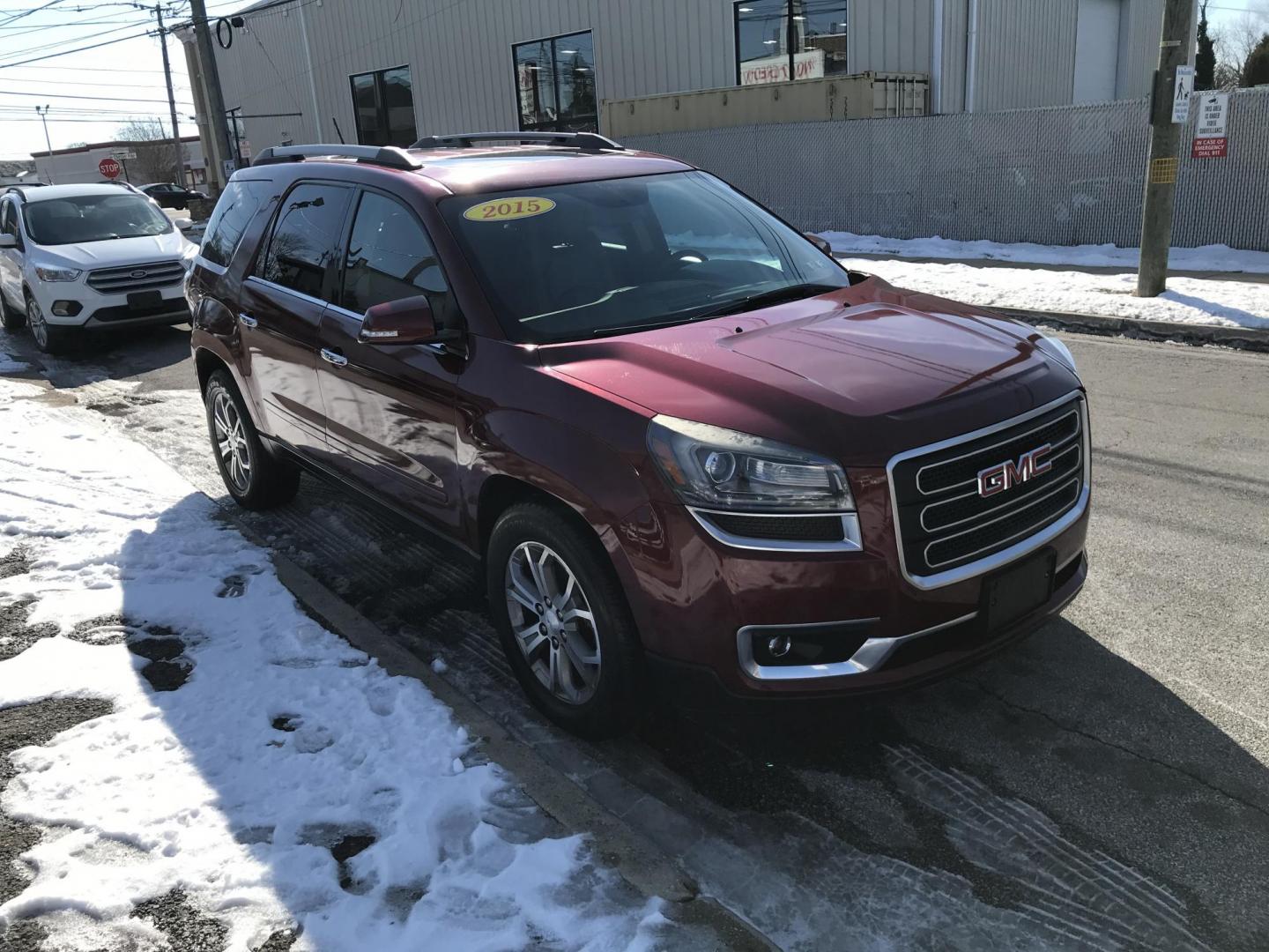 2015 Red /Gray GMC Acadia SLT-1 AWD (1GKKVRKD6FJ) with an 3.6L V6 DOHC 24V engine, 6-Speed Automatic transmission, located at 577 Chester Pike, Prospect Park, PA, 19076, (610) 237-1015, 39.886154, -75.302338 - 2015 GMC Acadia SLT: AWD, 2 sunroofs, backup camera, 3rd row seating, new PA inspection, runs LIKE NEW! This vehicle comes inspected and has been given a bumper to bumper safety check. It is very clean, reliable, and well maintained. We offer a unique pay plan that is known for being the easiest - Photo#3