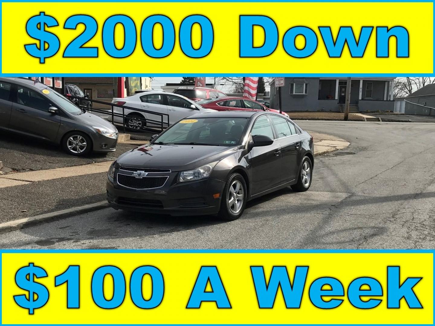 2014 Gray /Black Chevrolet Cruze 1LT Auto (1G1PC5SB7E7) with an 1.4L L4 DOHC 16V TURBO engine, 6-Speed Automatic transmission, located at 577 Chester Pike, Prospect Park, PA, 19076, (610) 237-1015, 39.886154, -75.302338 - 2014 Chevrolet Cruze LT: Only 126k miles, great on gas, new PA inspection, runs LIKE NEW! This vehicle comes inspected and has been given a bumper to bumper safety check. It is very clean, reliable, and well maintained. We offer a unique pay plan that is known for being the easiest and fastest fi - Photo#0