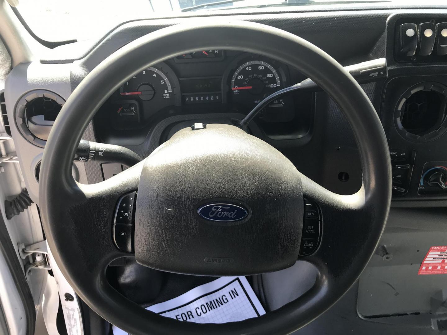2016 White /Gray Ford Econoline E450 (1FDFE4FS3GD) with an 6.8L V10 SOHC 20V engine, Automatic transmission, located at 577 Chester Pike, Prospect Park, PA, 19076, (610) 237-1015, 39.886154, -75.302338 - Photo#5